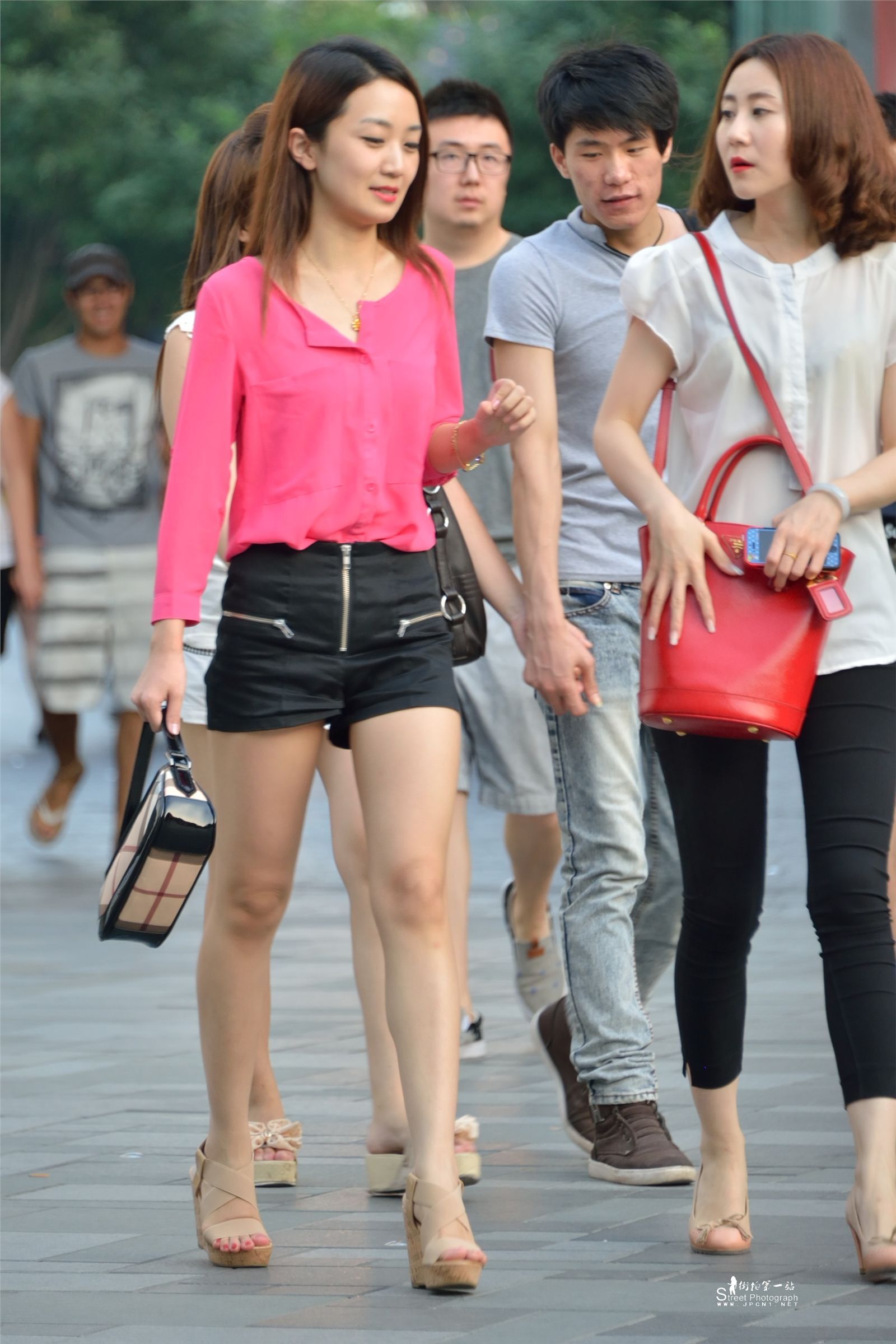 原创街拍丝袜美女053