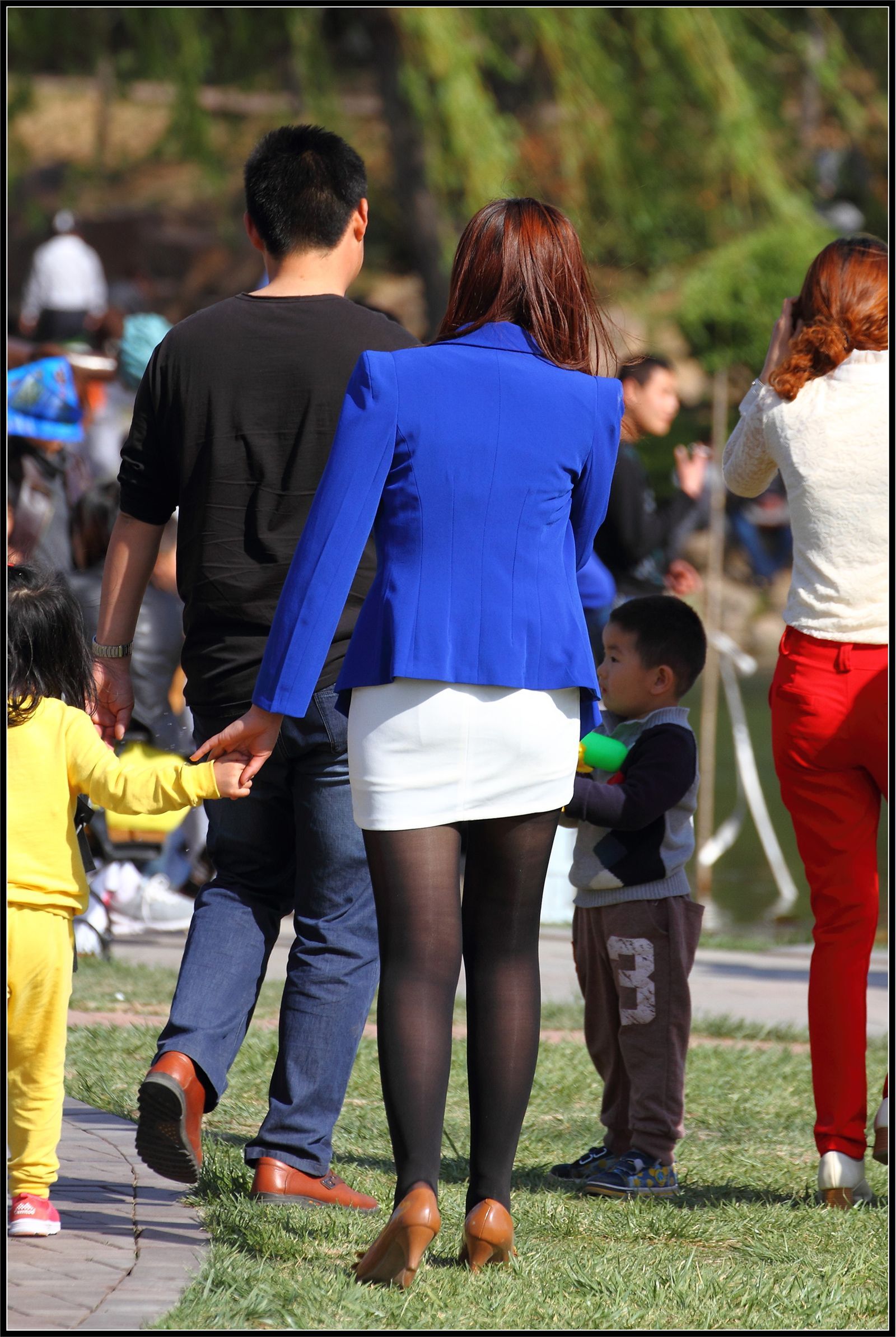 原创街拍丝袜美女054