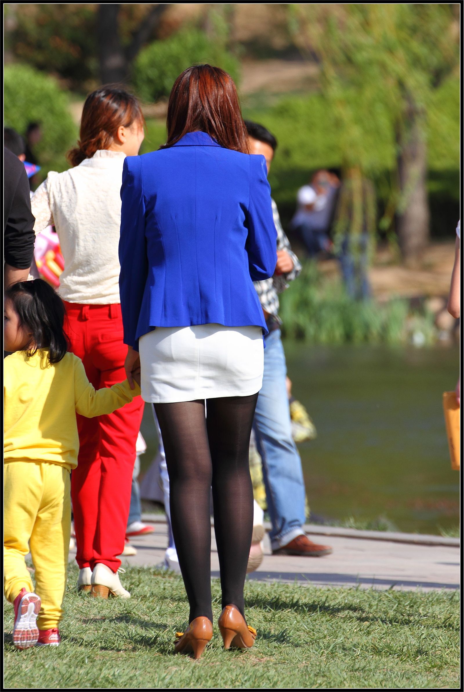 原创街拍丝袜美女054