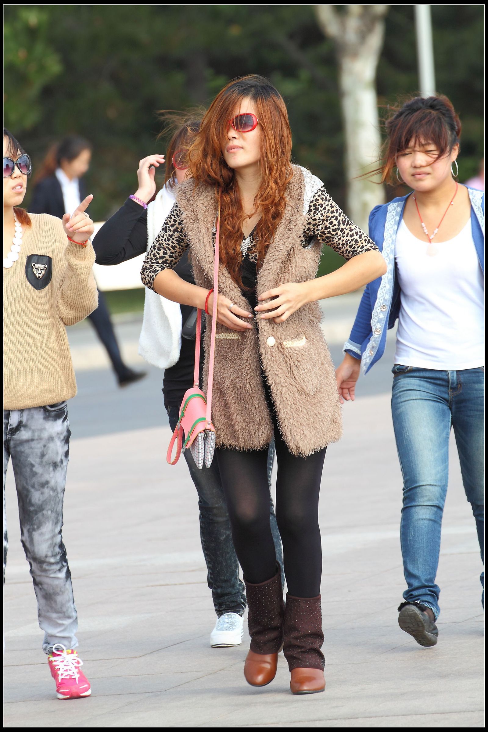 原创街拍丝袜美女054