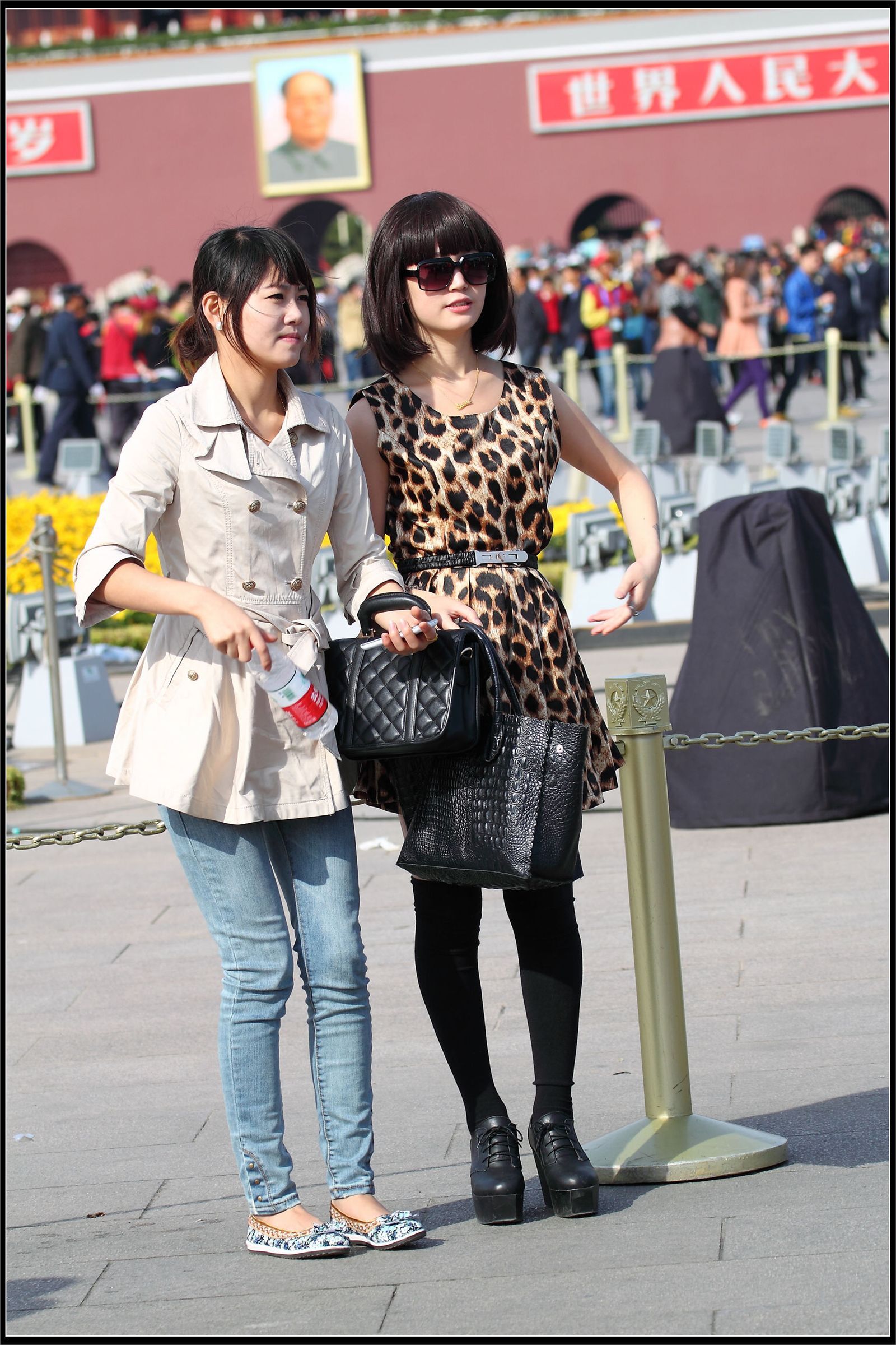 原创街拍丝袜美女054