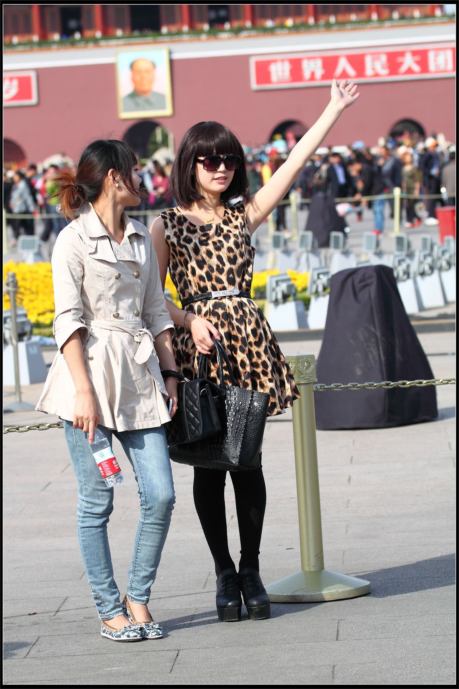 原创街拍丝袜美女054