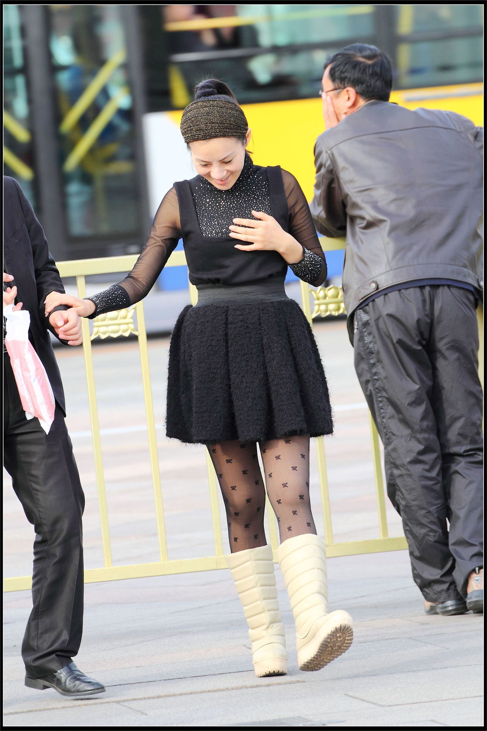 原创街拍丝袜美女054