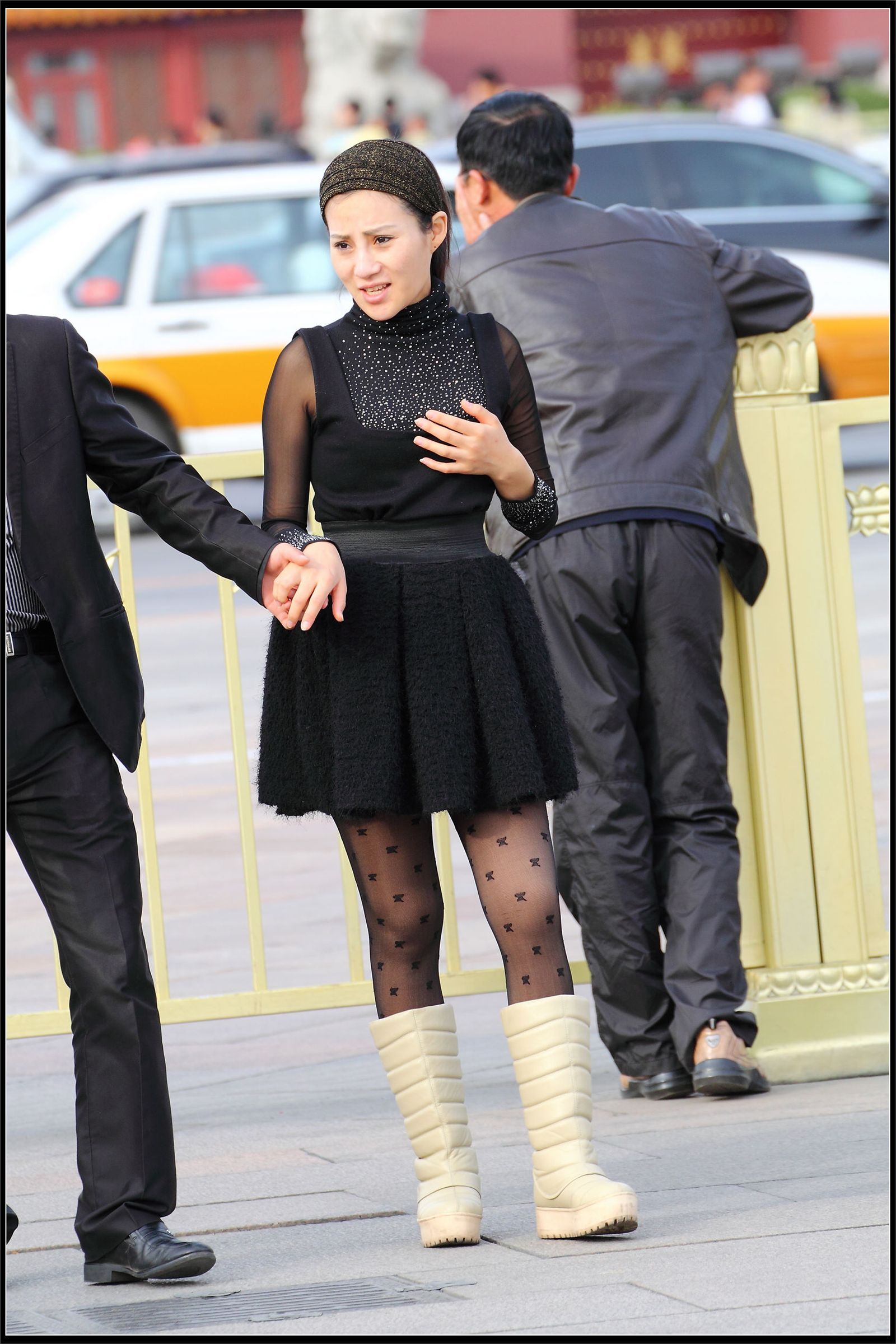 原创街拍丝袜美女054