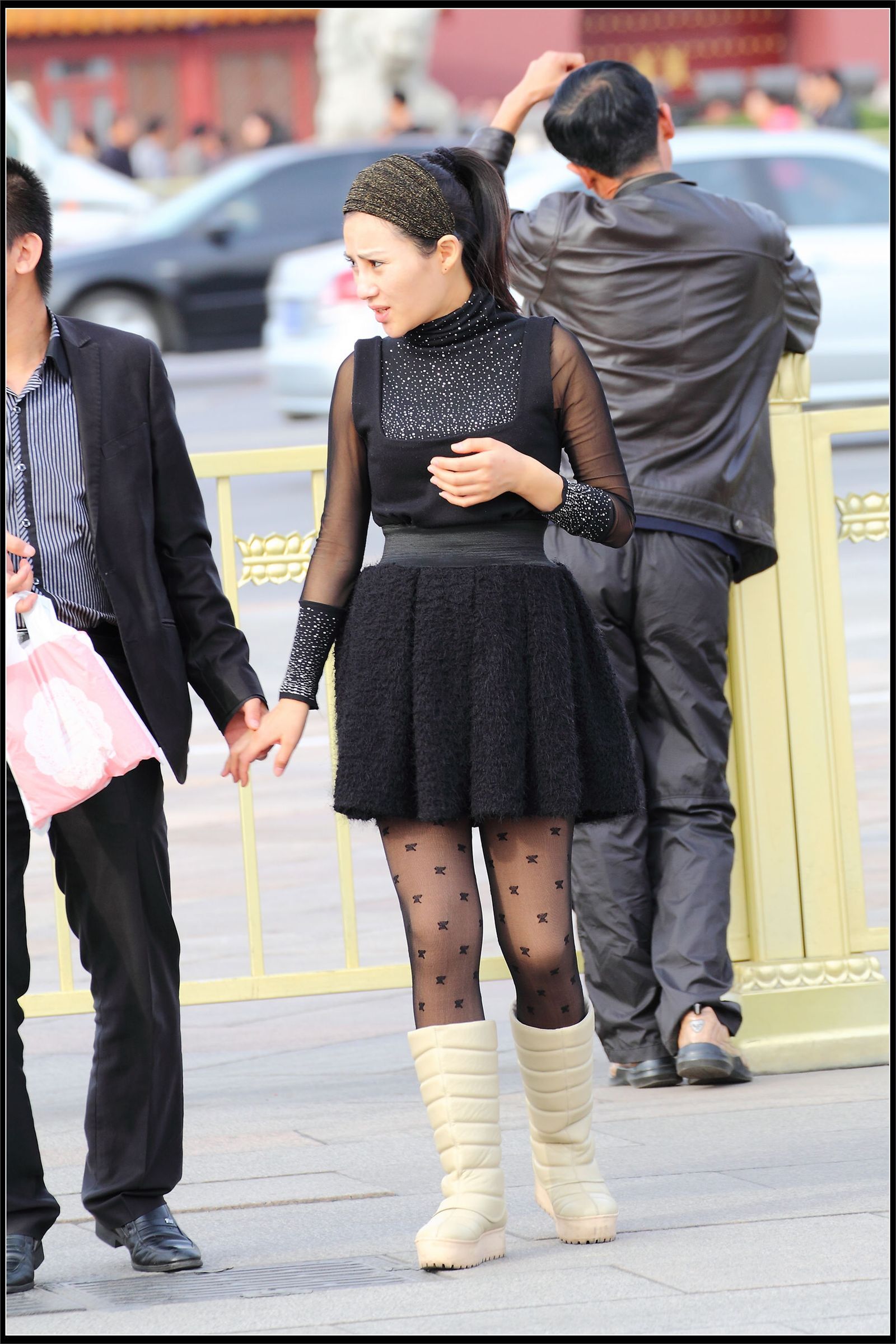 原创街拍丝袜美女054