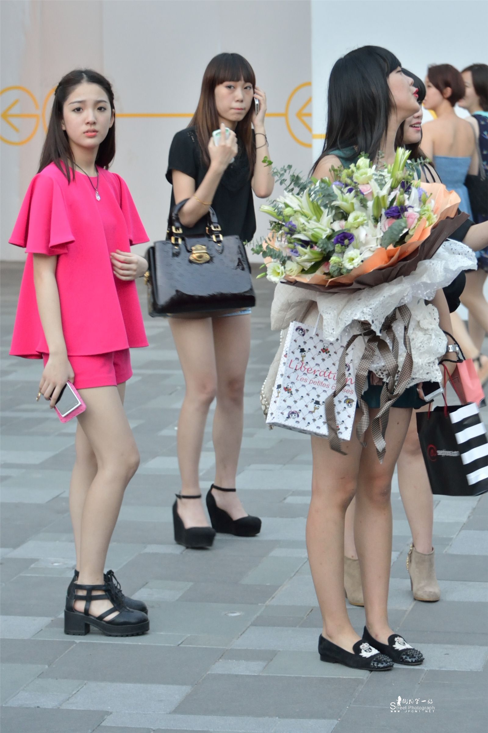 原创街拍丝袜美女054