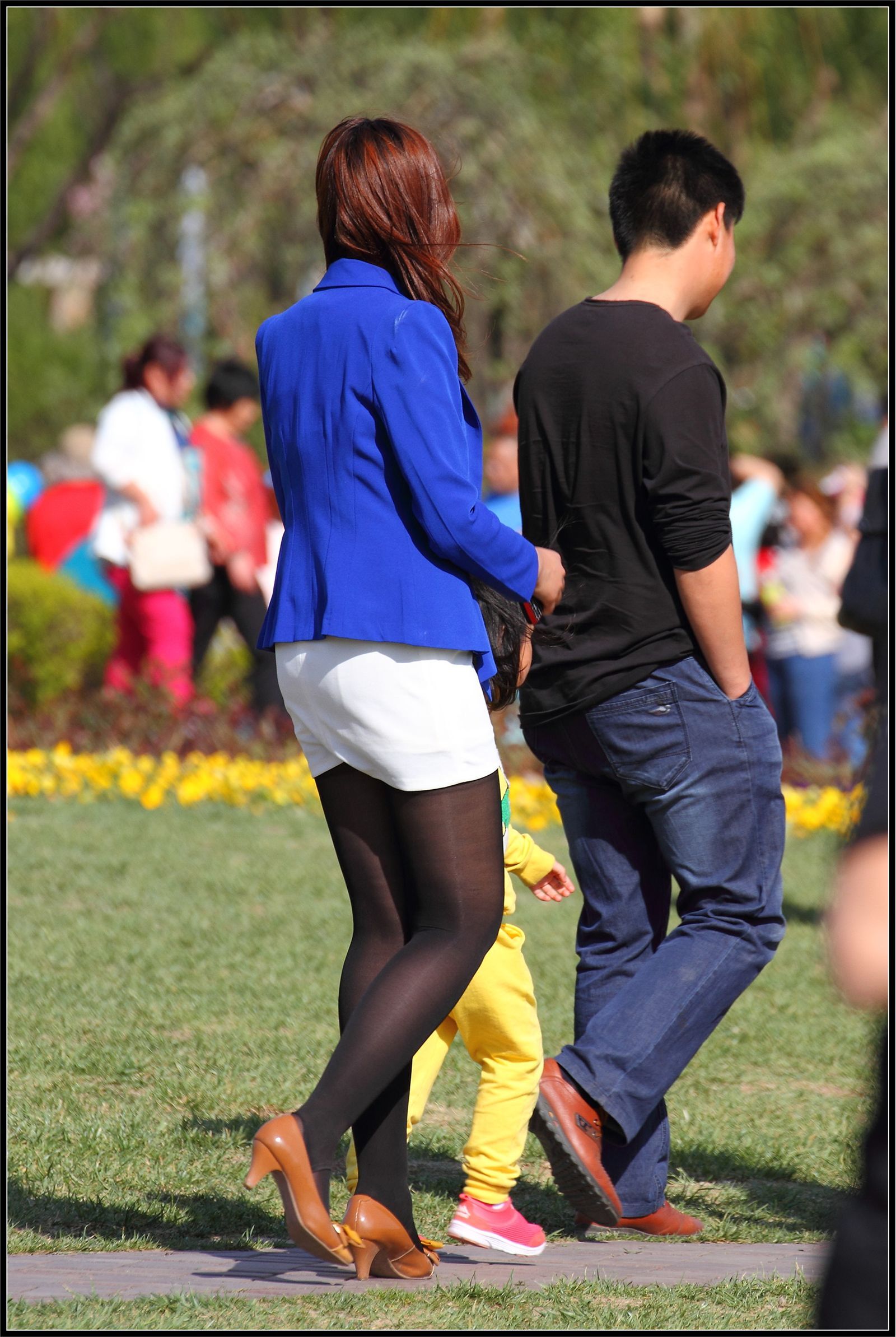 原创街拍丝袜美女054