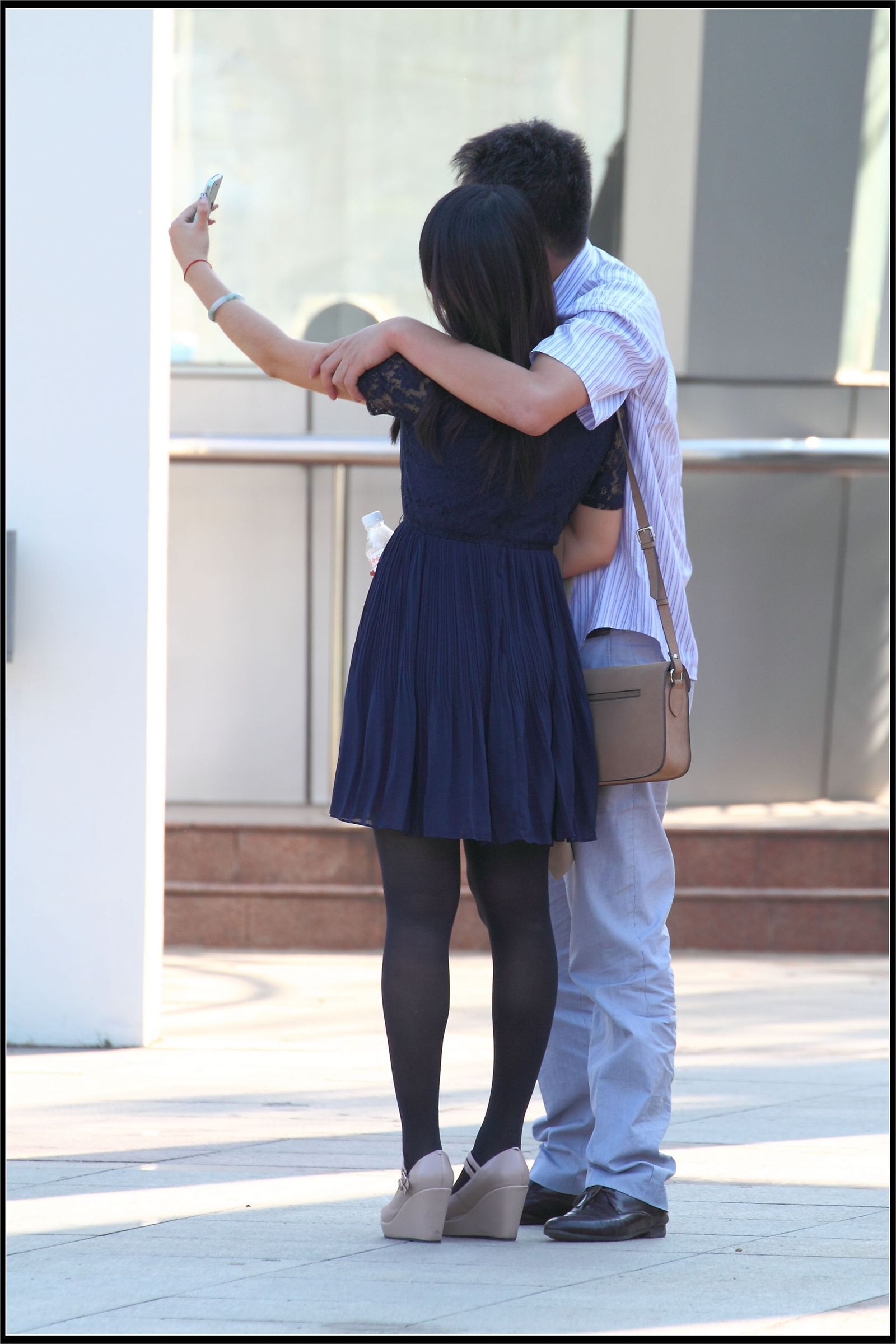 原创街拍丝袜美女055