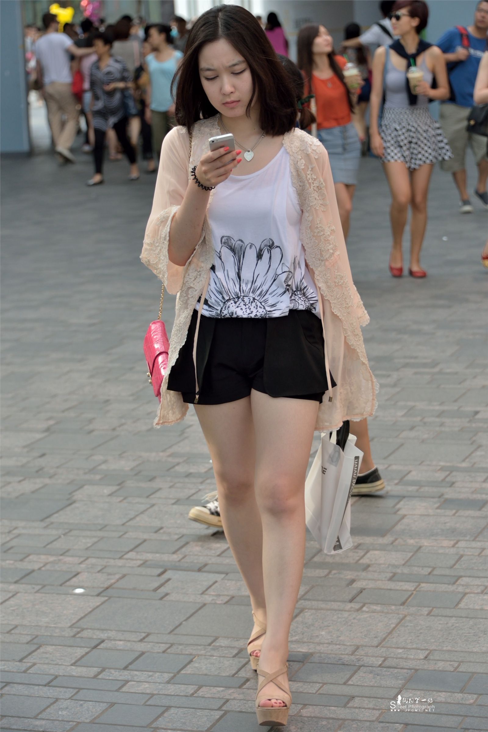 原创街拍丝袜美女055