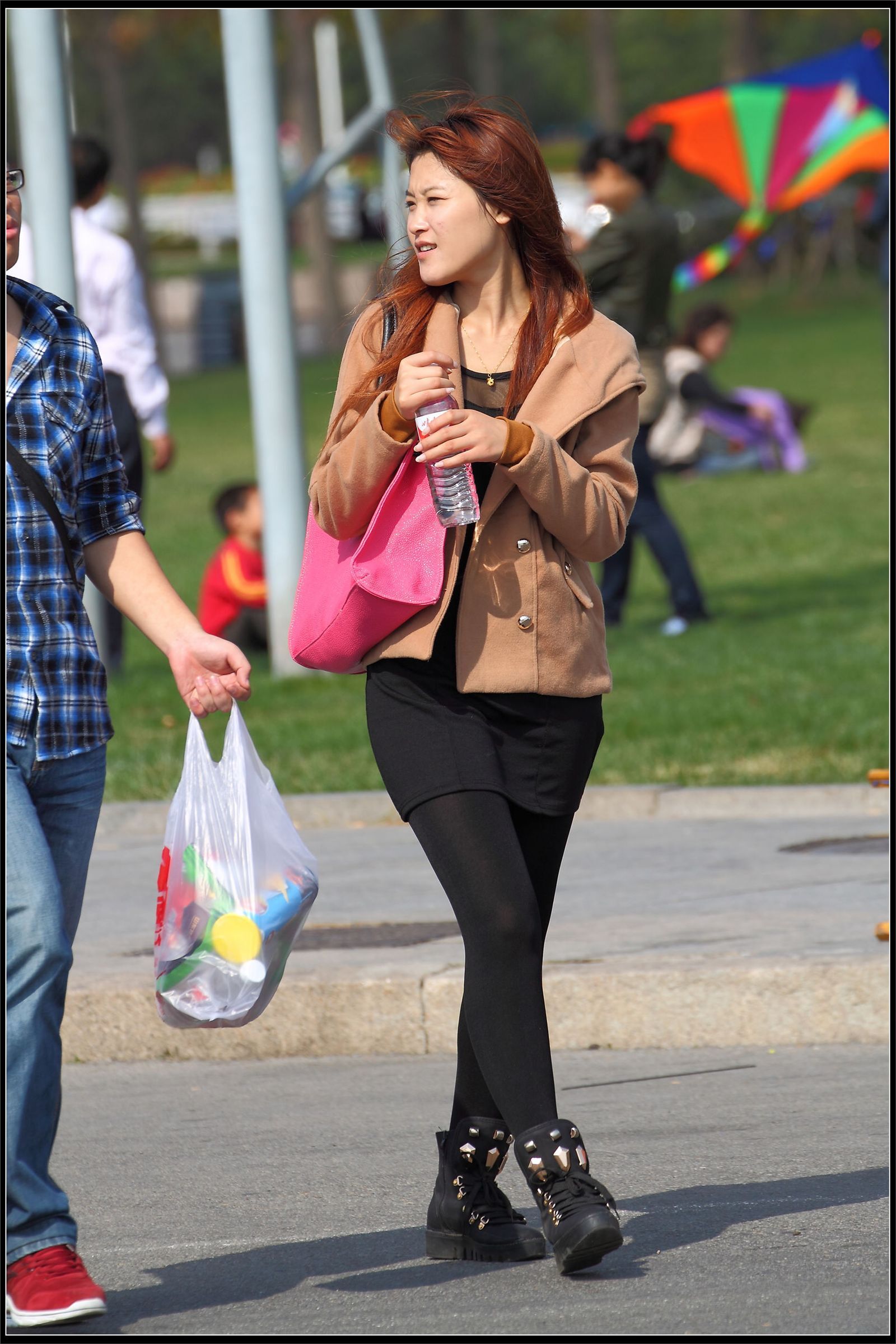 原创街拍丝袜美女055