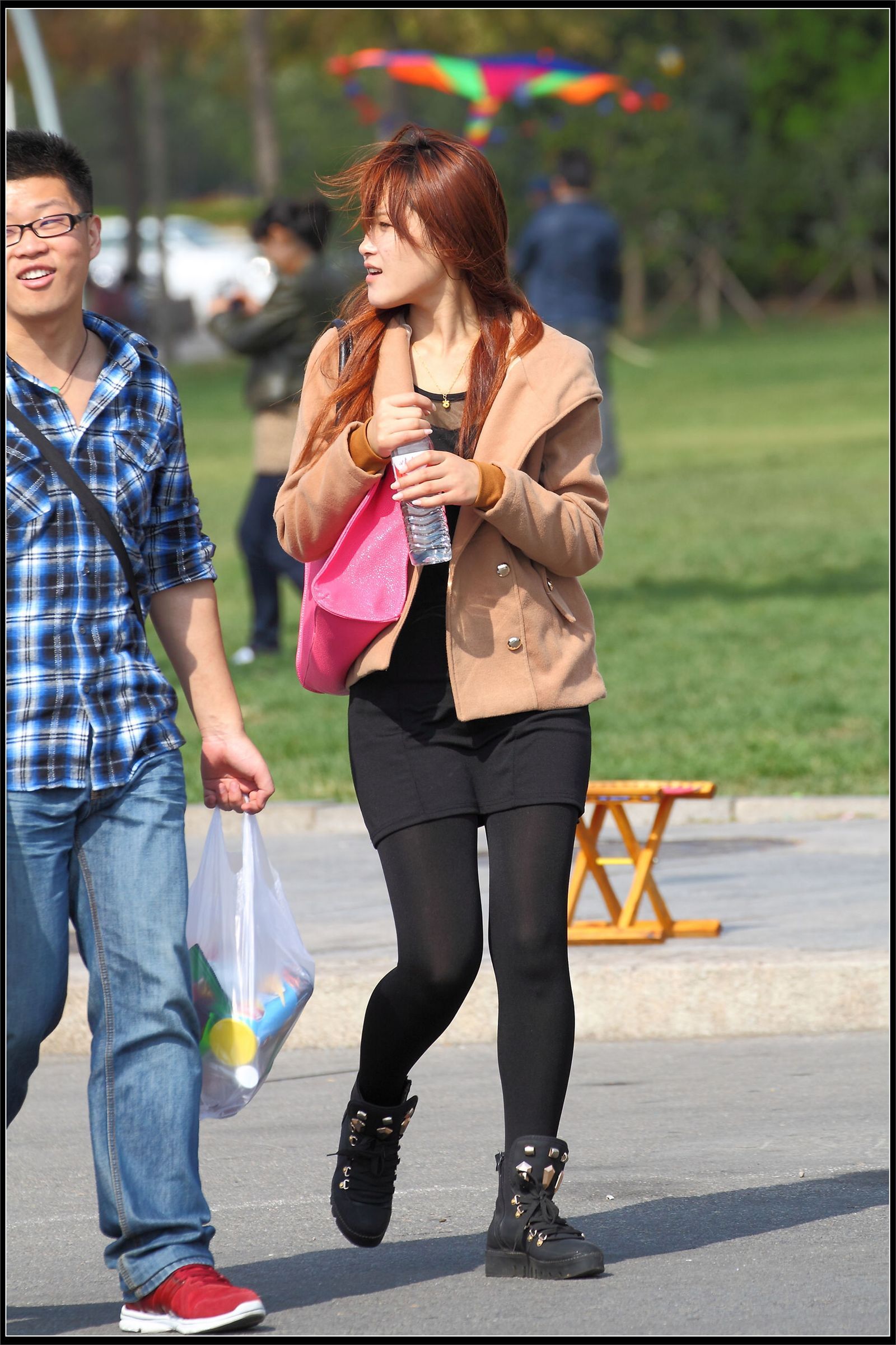 原创街拍丝袜美女055