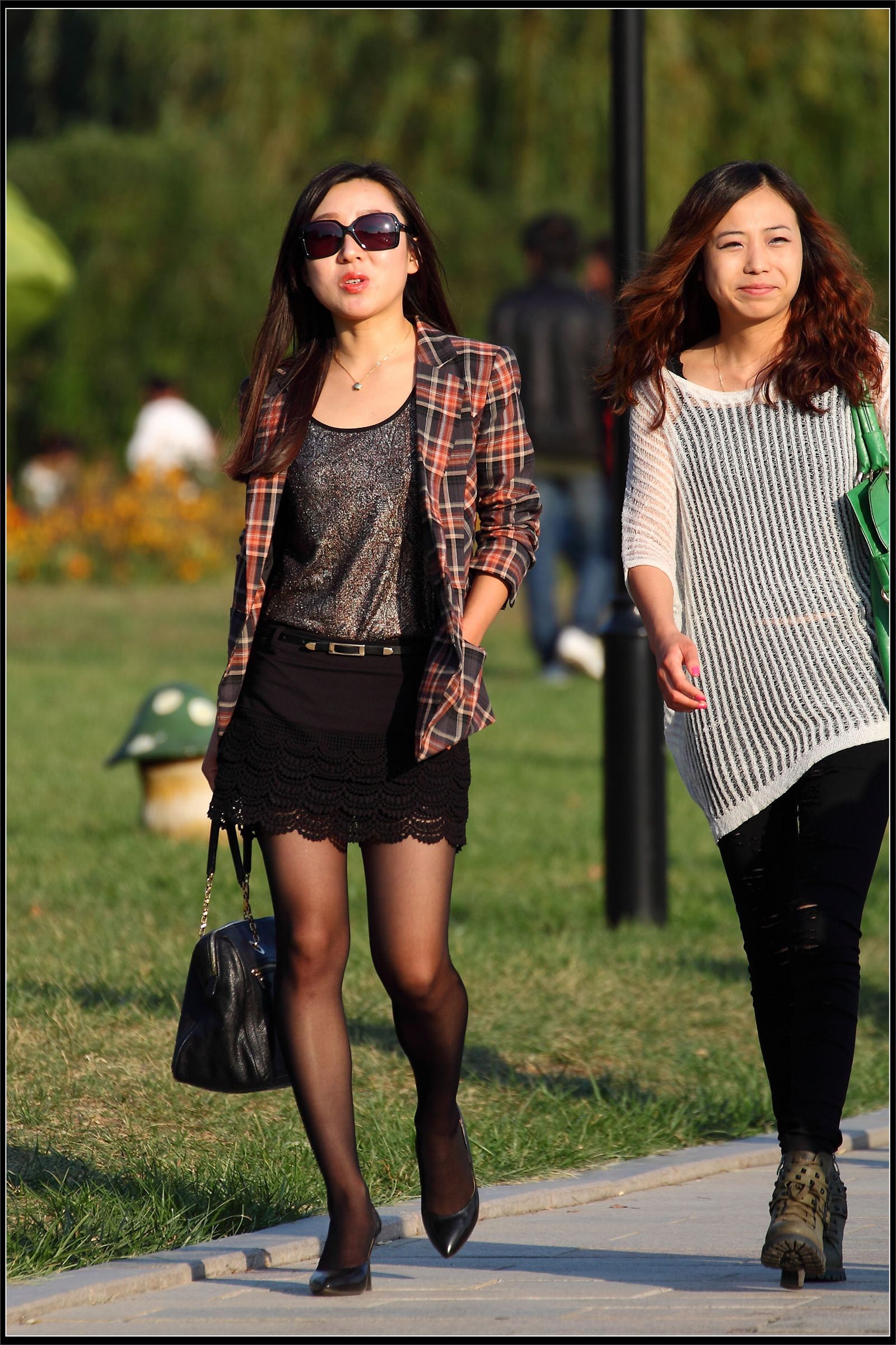 原创街拍丝袜美女055