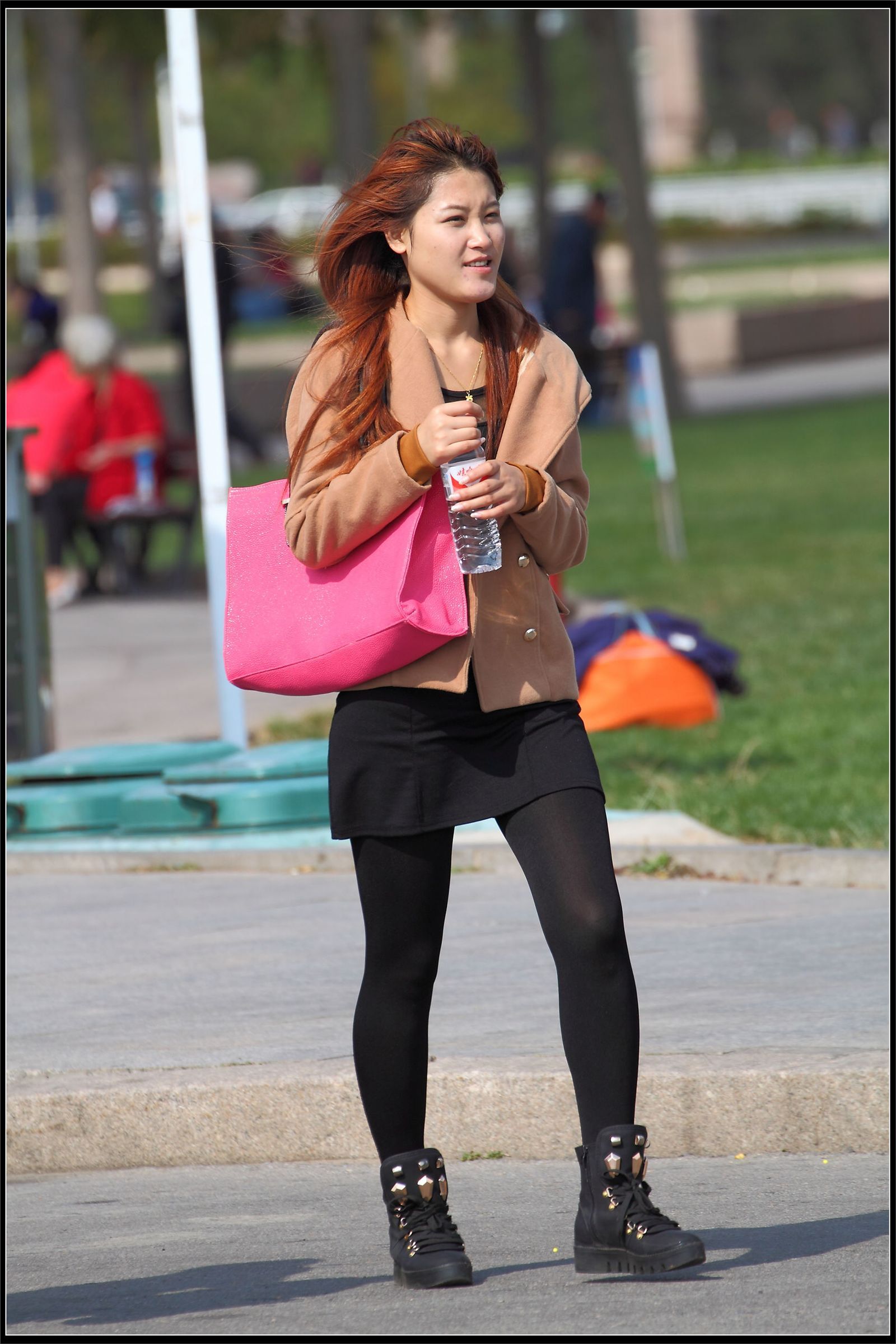 原创街拍丝袜美女055