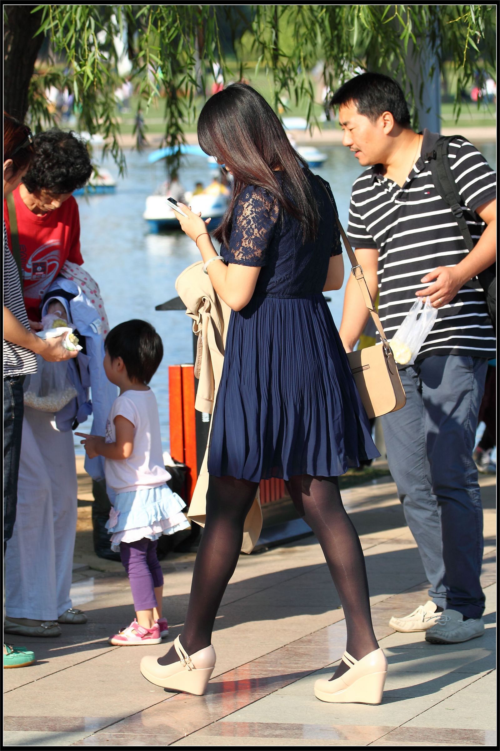 原创街拍丝袜美女055