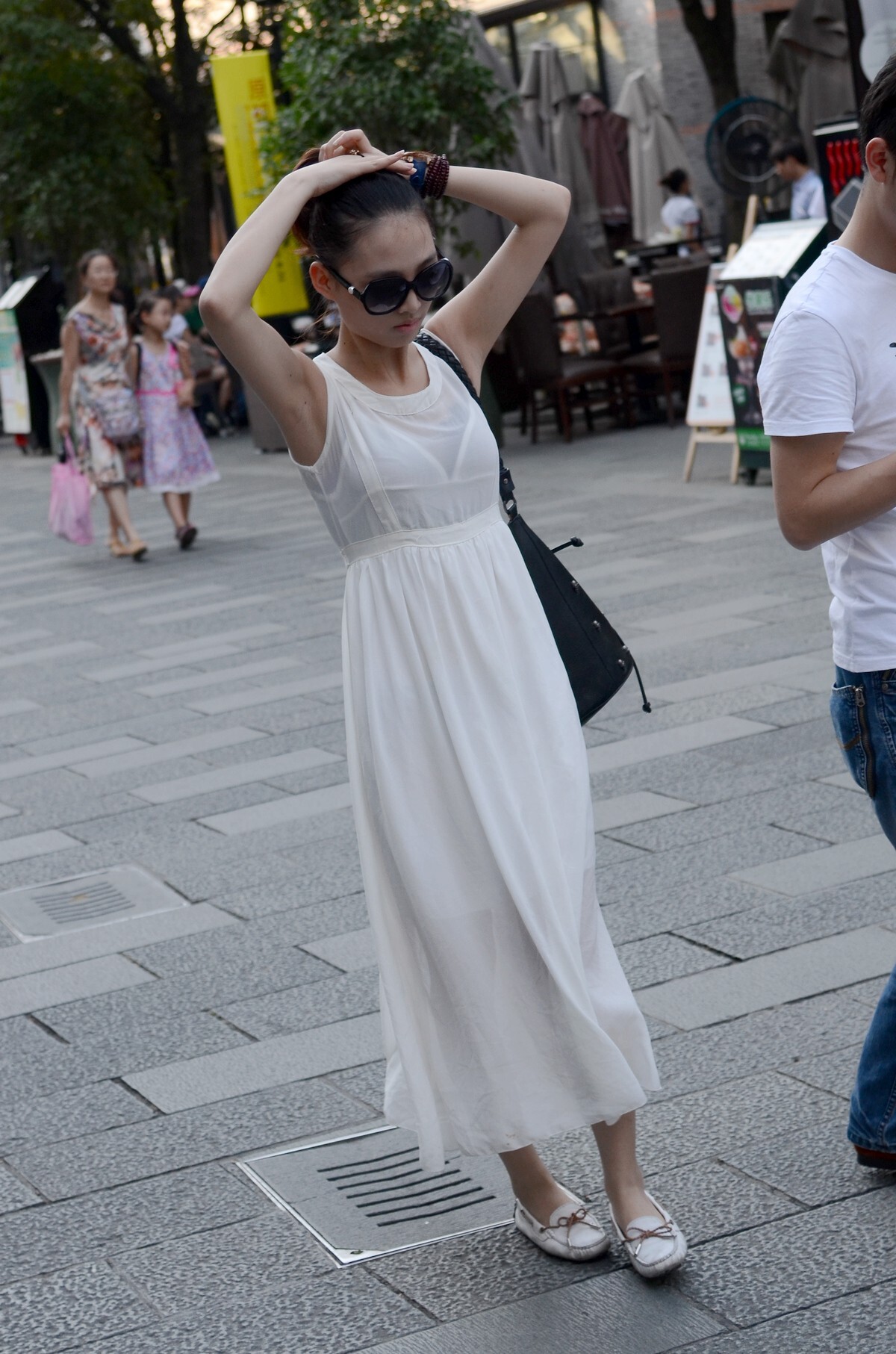 原创街拍丝袜美女056