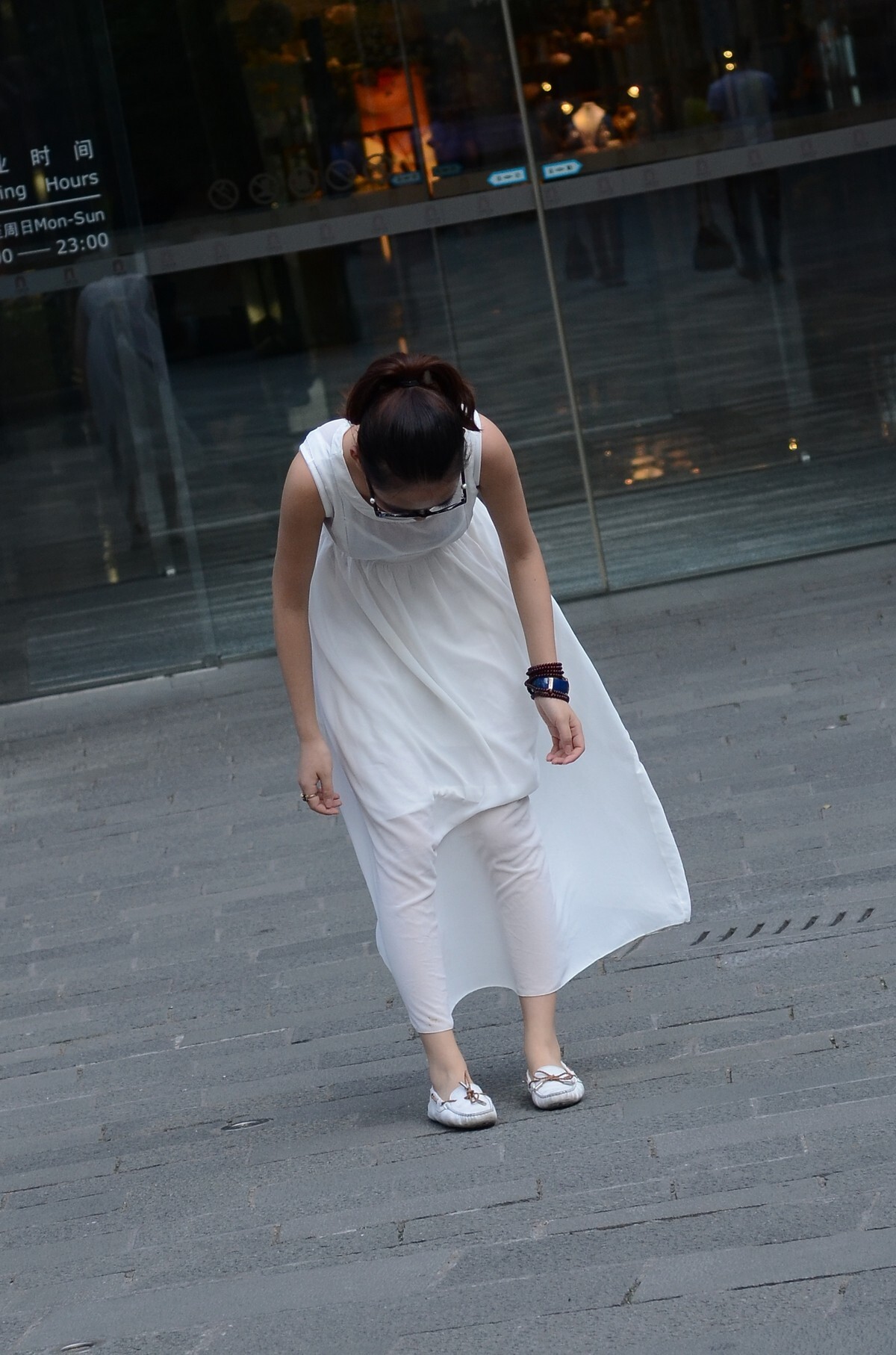 原创街拍丝袜美女056