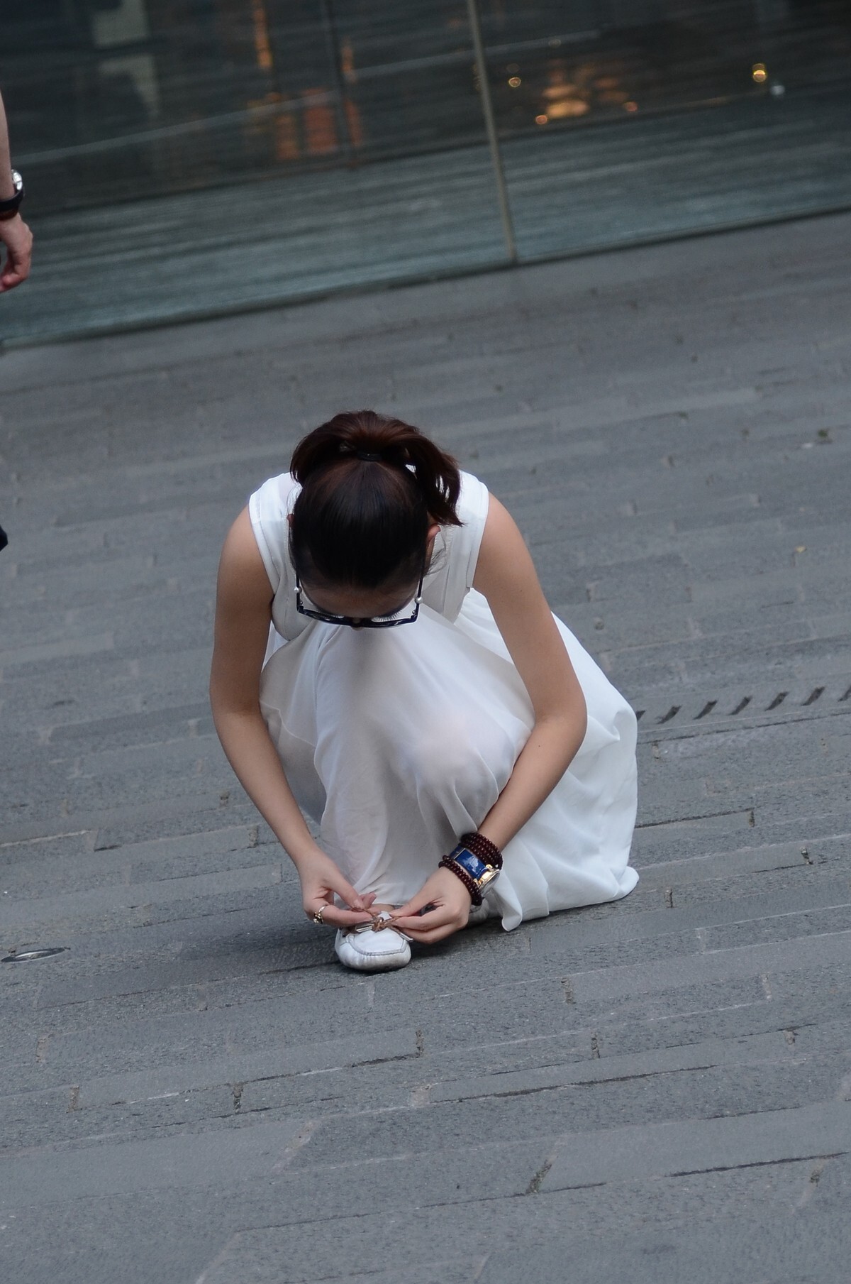 原创街拍丝袜美女056