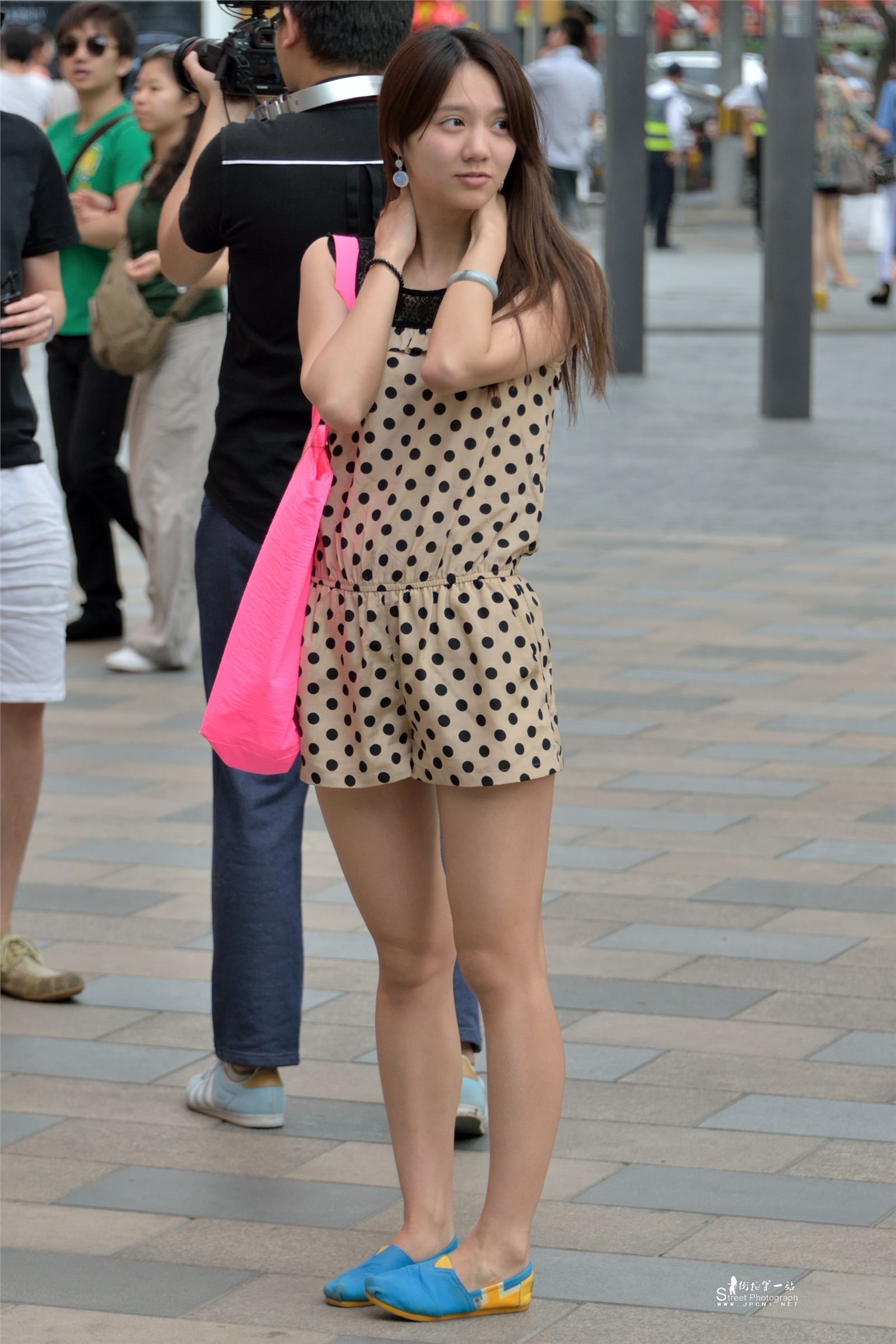 原创街拍丝袜美女056