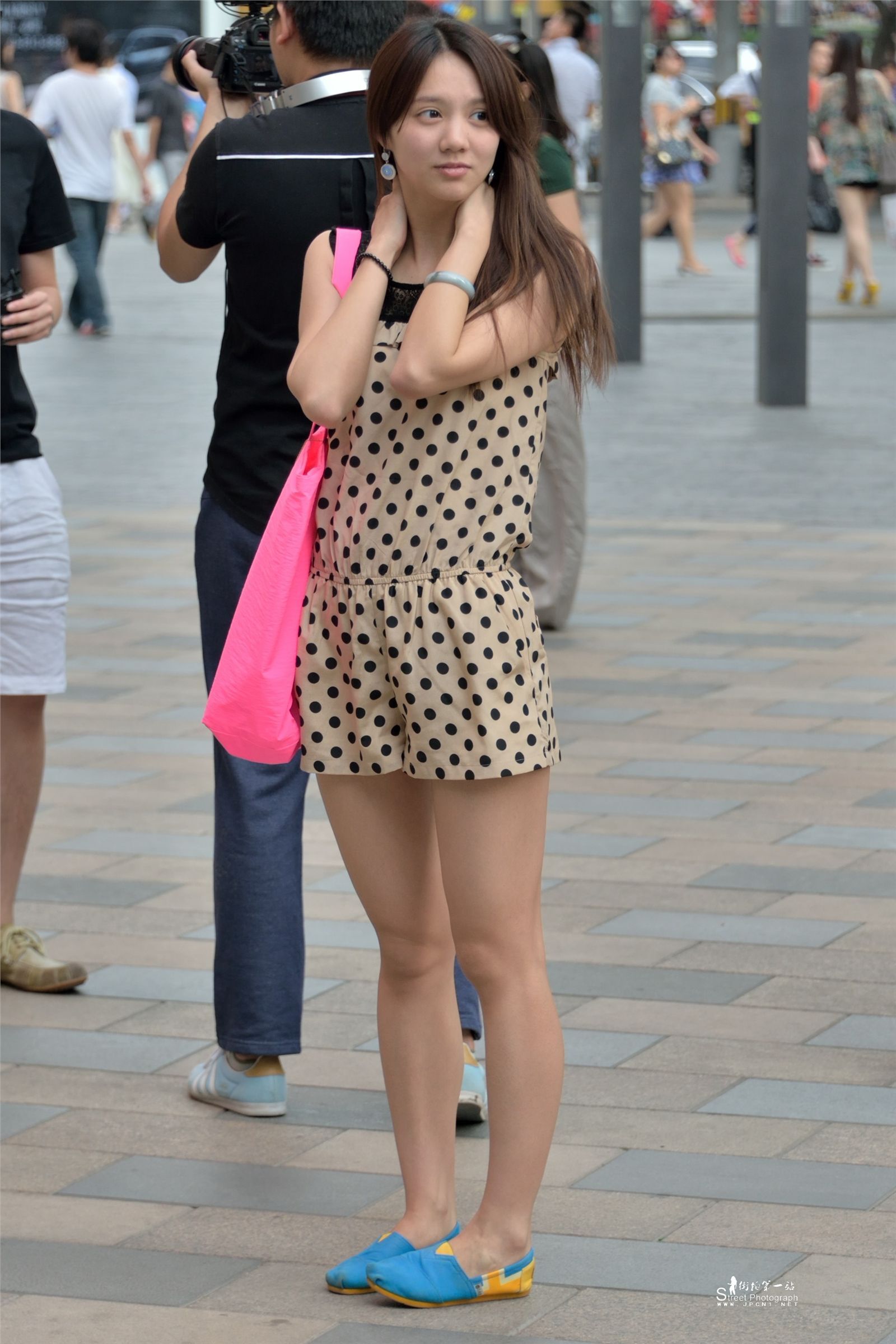 原创街拍丝袜美女056