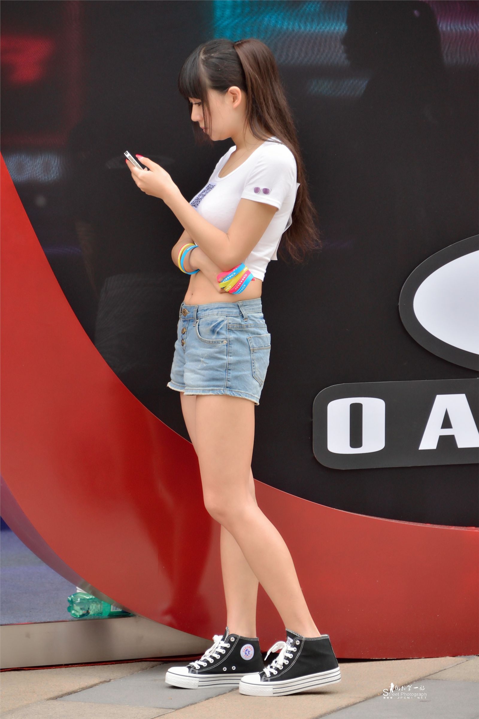 原创街拍丝袜美女056