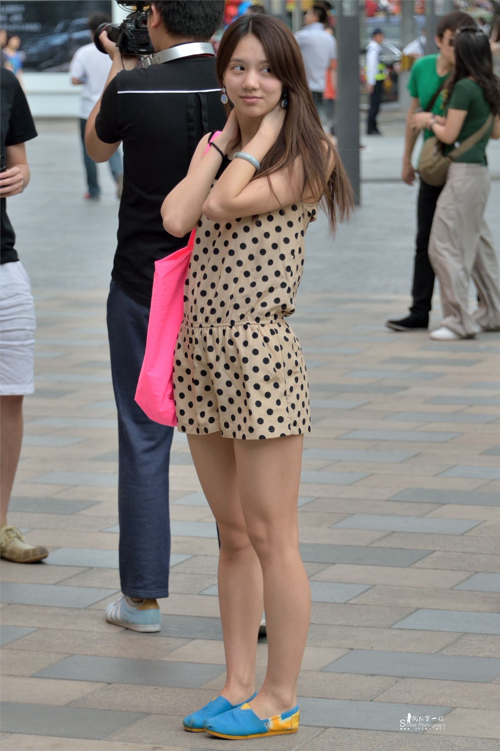 原创街拍丝袜美女056