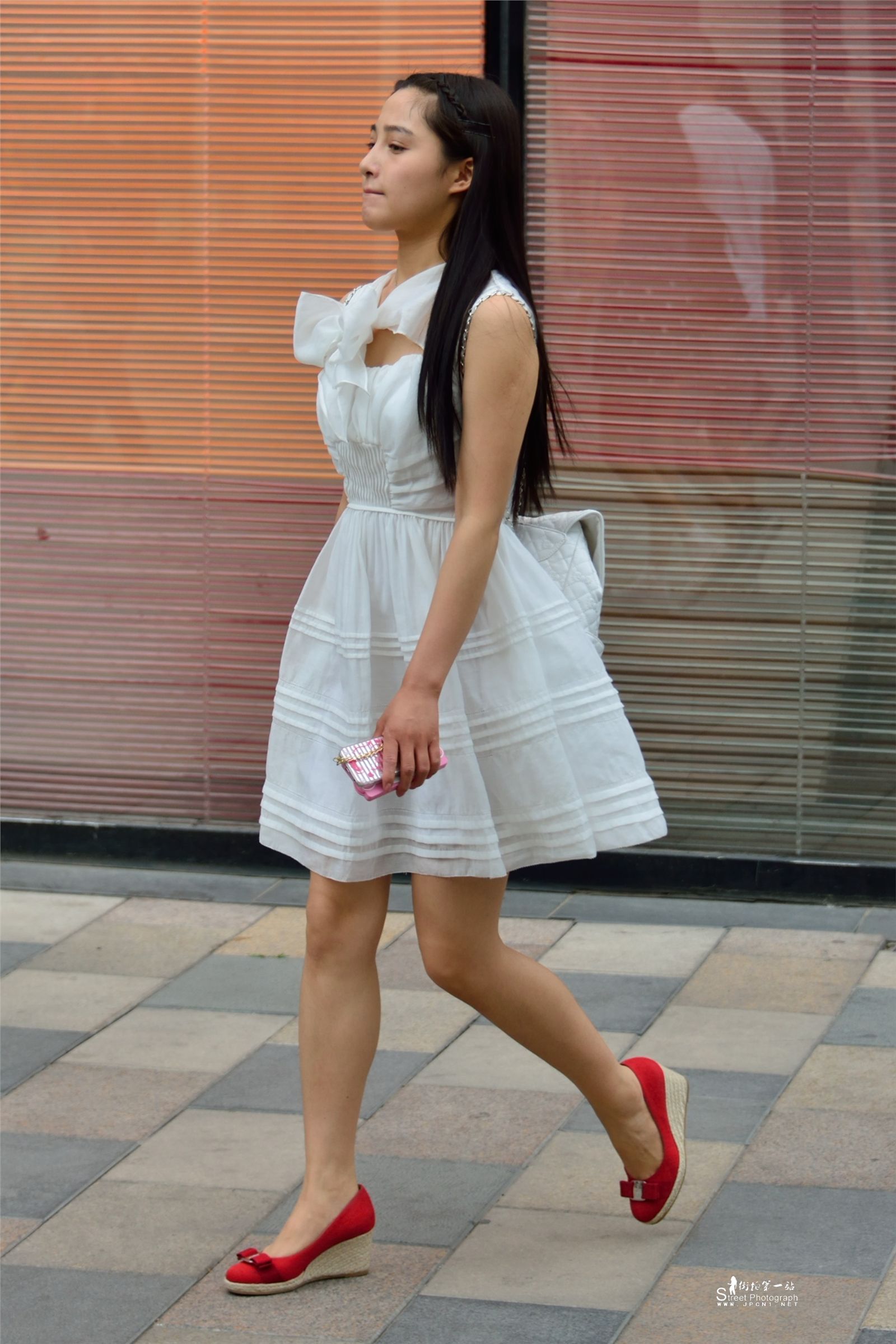 原创街拍丝袜美女056