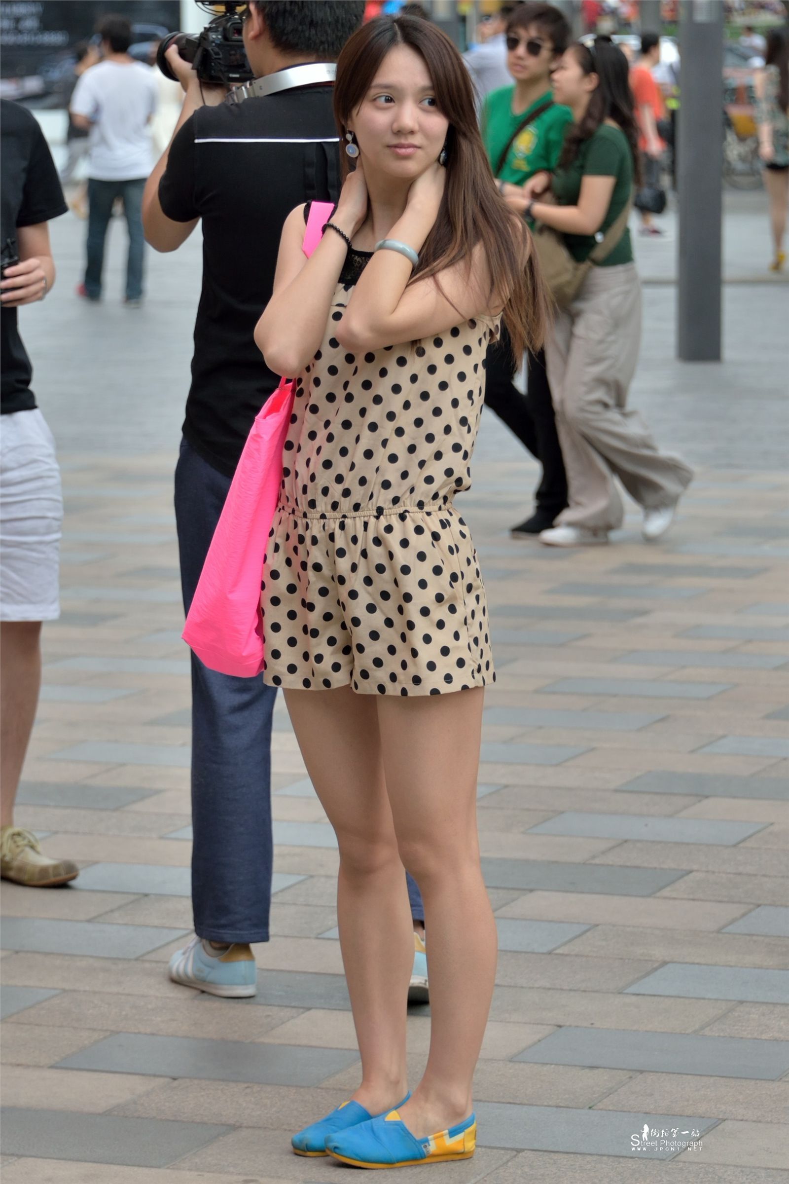 原创街拍丝袜美女056