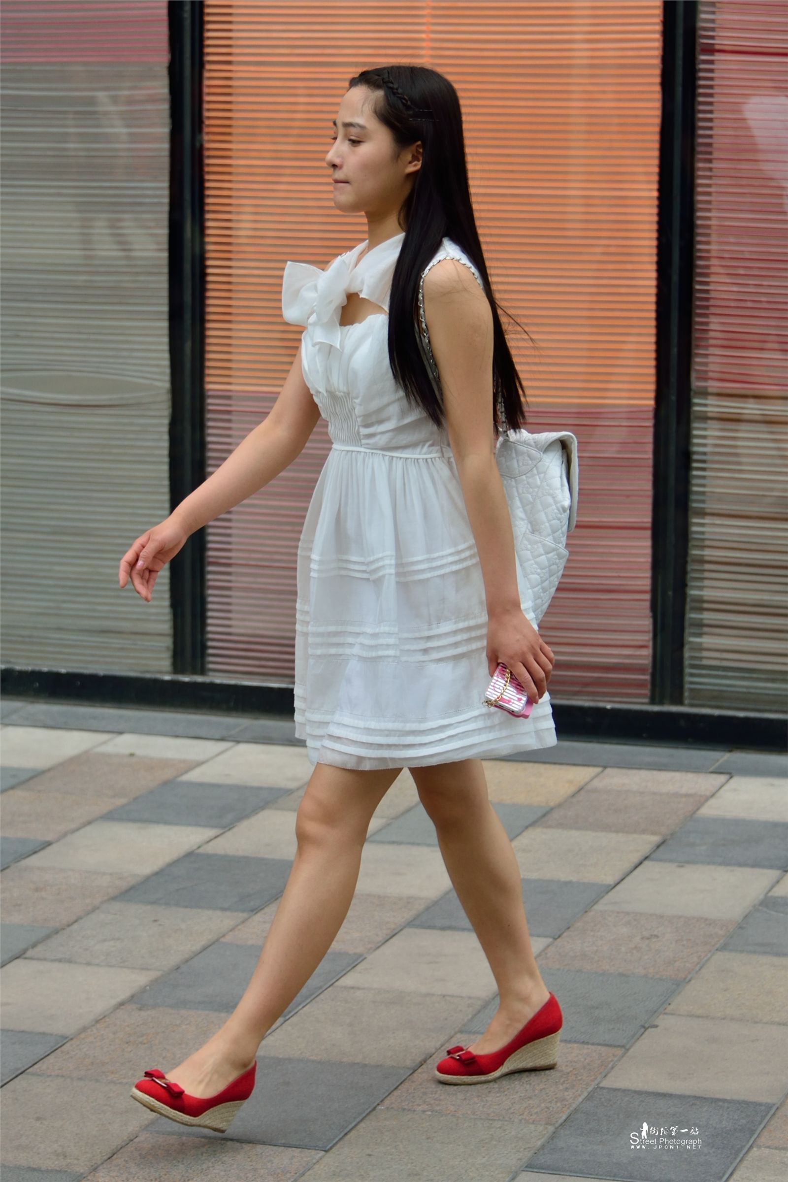 原创街拍丝袜美女056