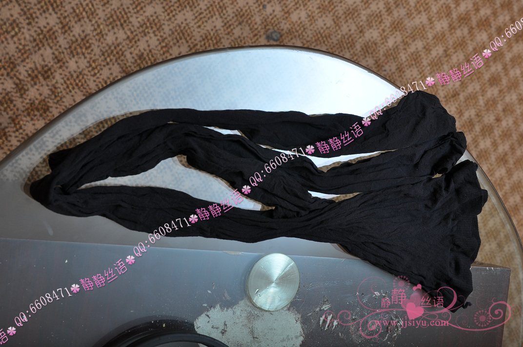 静静丝语丝袜美女　20D超薄透肉工作连裤袜（黑色）