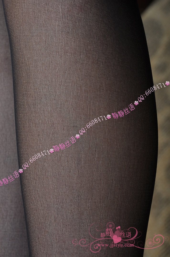 静静丝语丝袜美女　20D超薄透肉工作连裤袜（黑色）