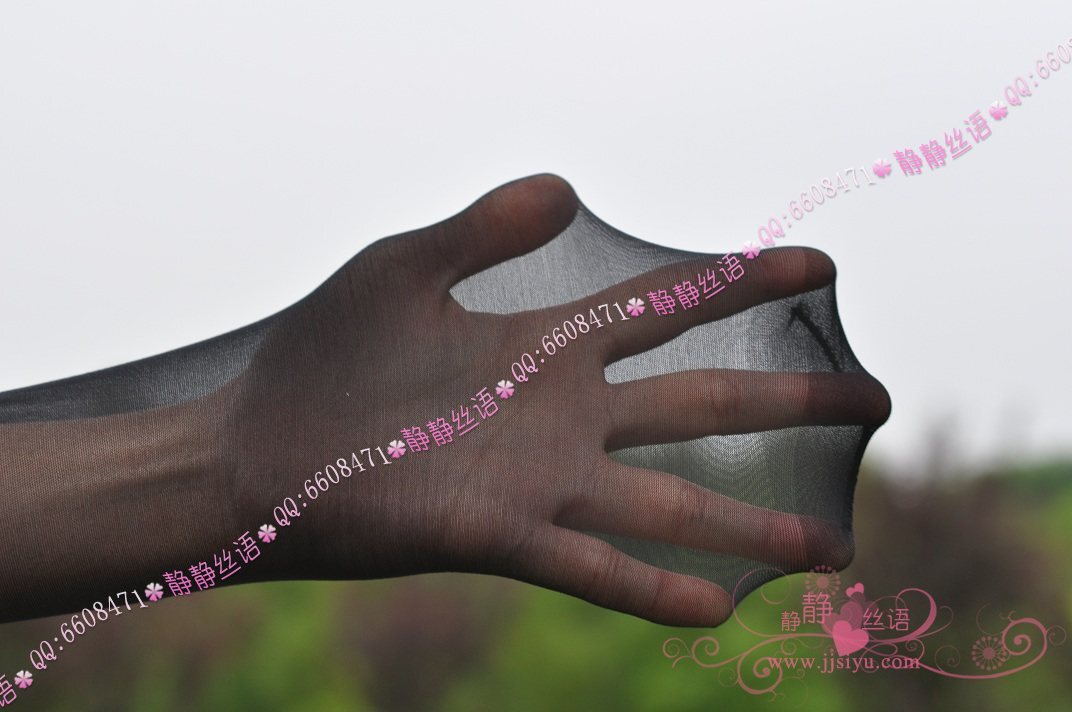 黑丝美女图片　静静丝语丝袜套图 超爽清新包芯丝连裤袜