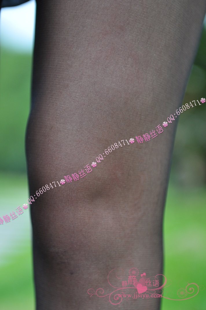 黑丝美女图片　静静丝语丝袜套图 超爽清新包芯丝连裤袜