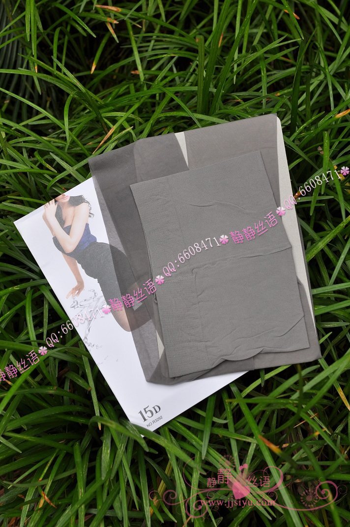 灰色丝袜美女　静静丝语丝袜套图 超爽清新包芯丝连裤袜