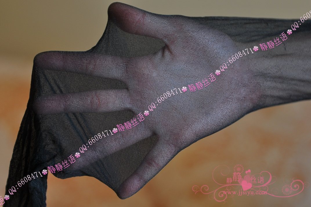 爱上她的透明开裆袜（黑色）静静丝语　丝袜美腿美女