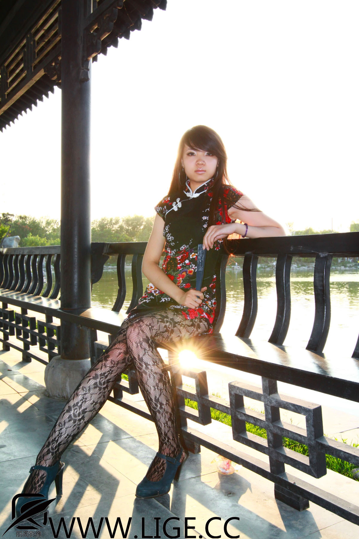 F-No.011 小富  Lige丽阁影像 旗袍黑丝秀