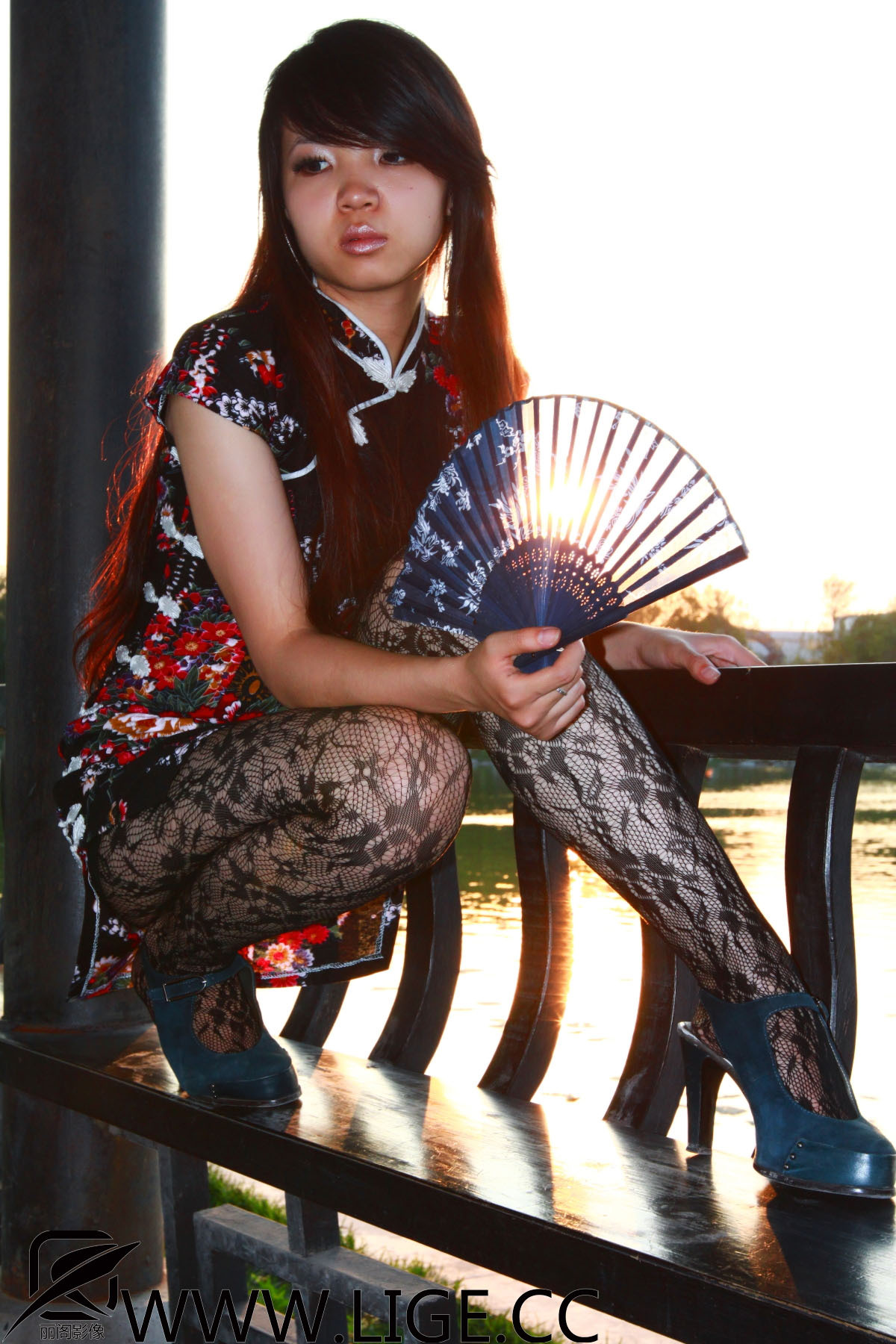 F-No.011 小富  Lige丽阁影像 旗袍黑丝秀