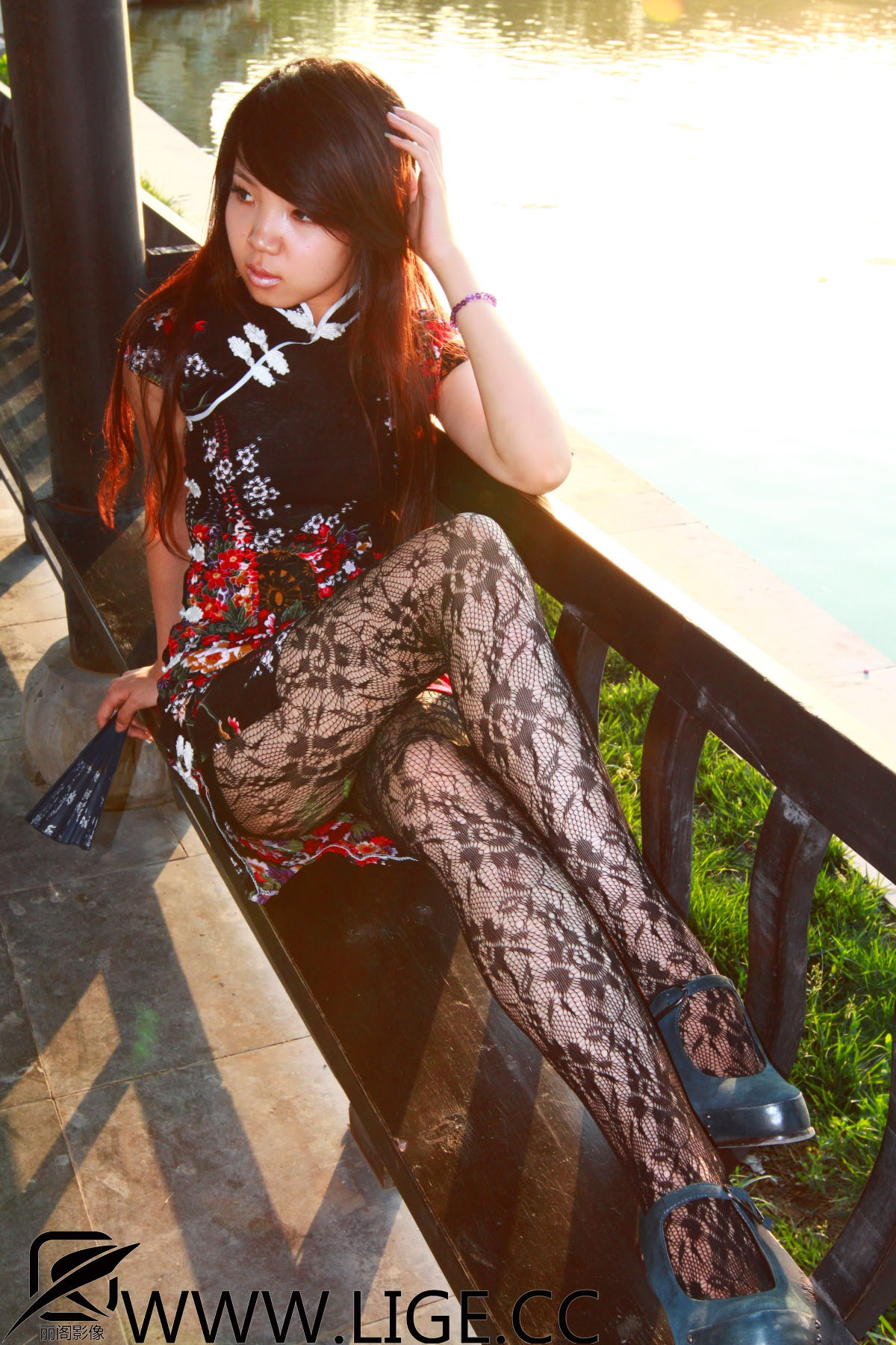 F-No.011 小富  Lige丽阁影像 旗袍黑丝秀