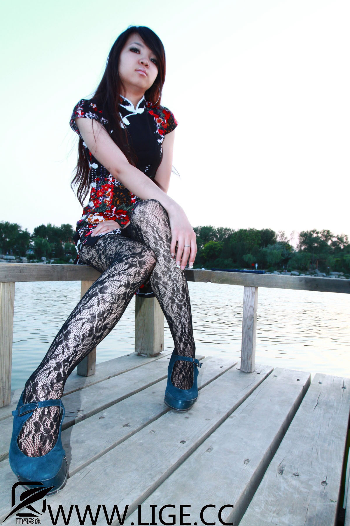 F-No.011 小富  Lige丽阁影像 旗袍黑丝秀