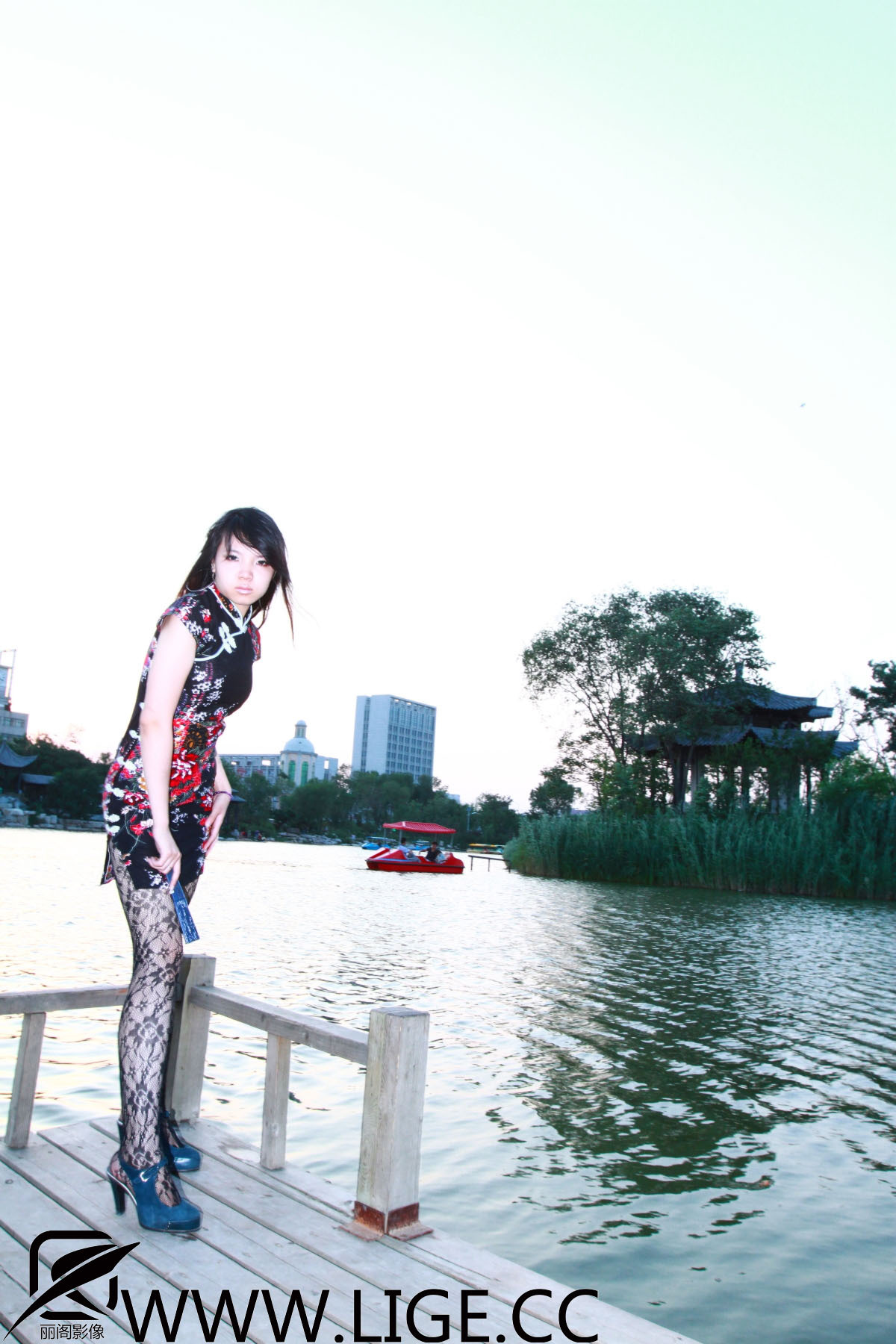 F-No.011 小富  Lige丽阁影像 旗袍黑丝秀