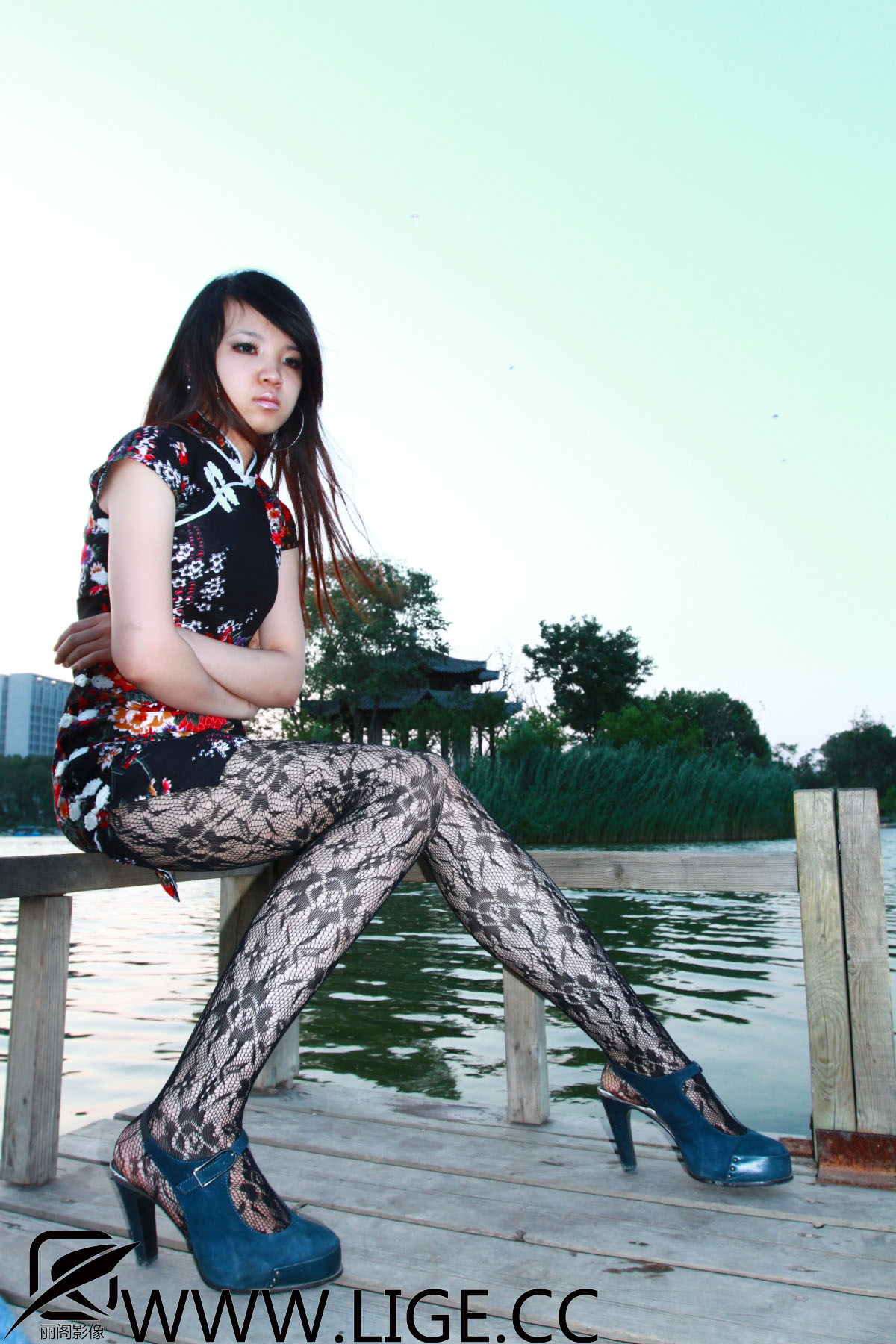 F-No.011 小富  Lige丽阁影像 旗袍黑丝秀