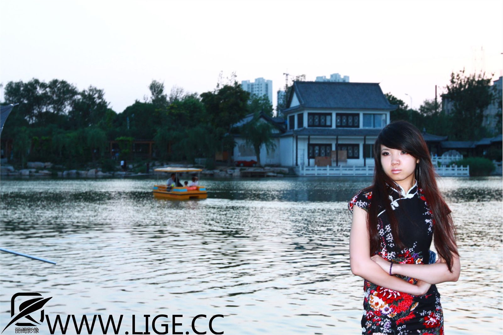 F-No.011 小富  Lige丽阁影像 旗袍黑丝秀