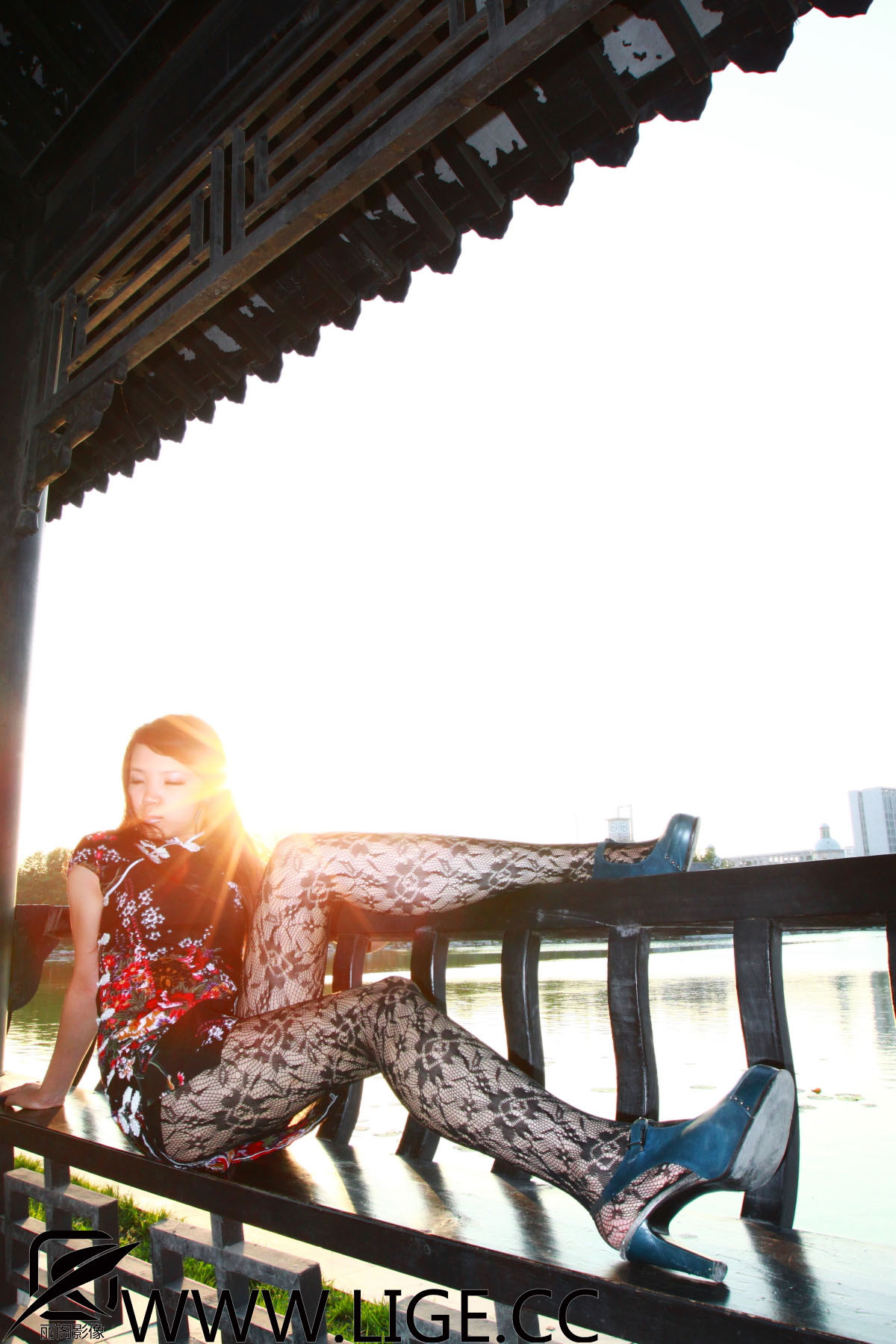 F-No.011 小富  Lige丽阁影像 旗袍黑丝秀