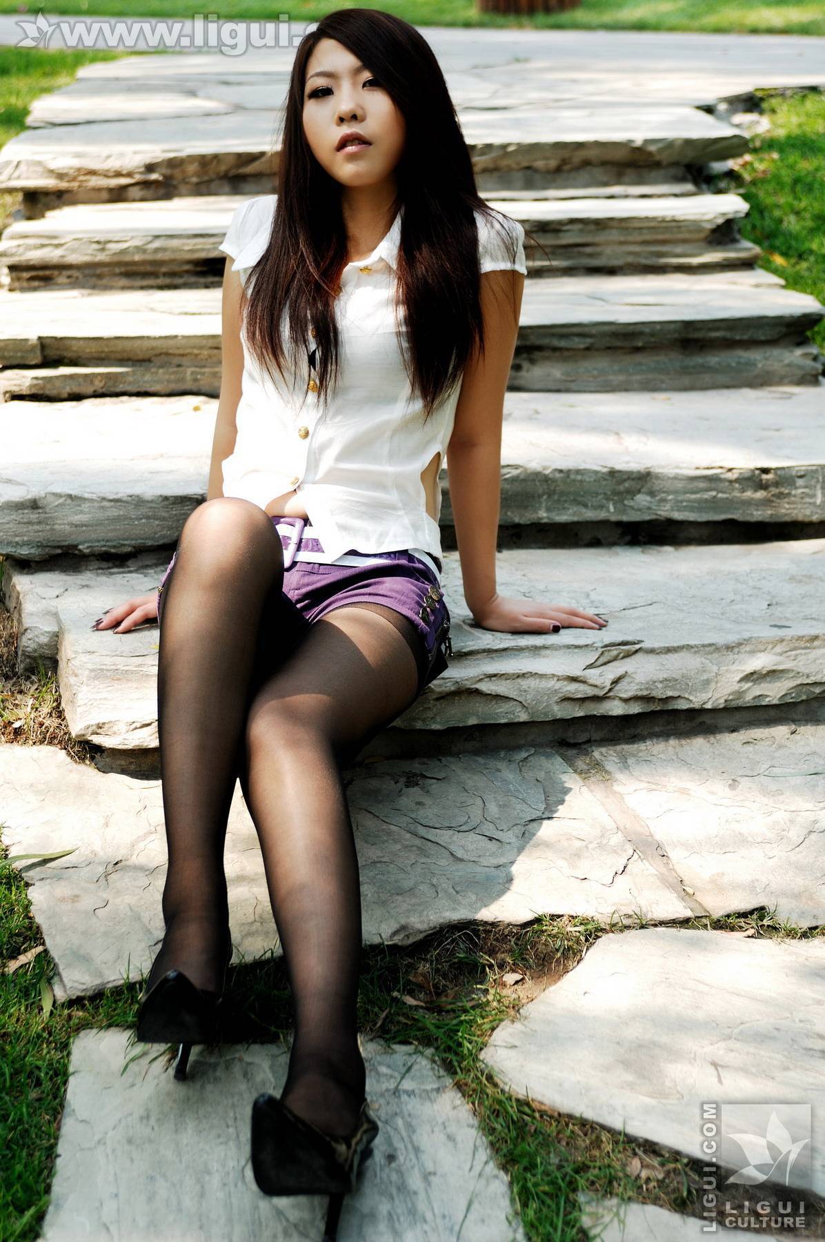 幽幽之美色公园展示篇  丽柜ligui 丝袜美女图片 2009.08.31