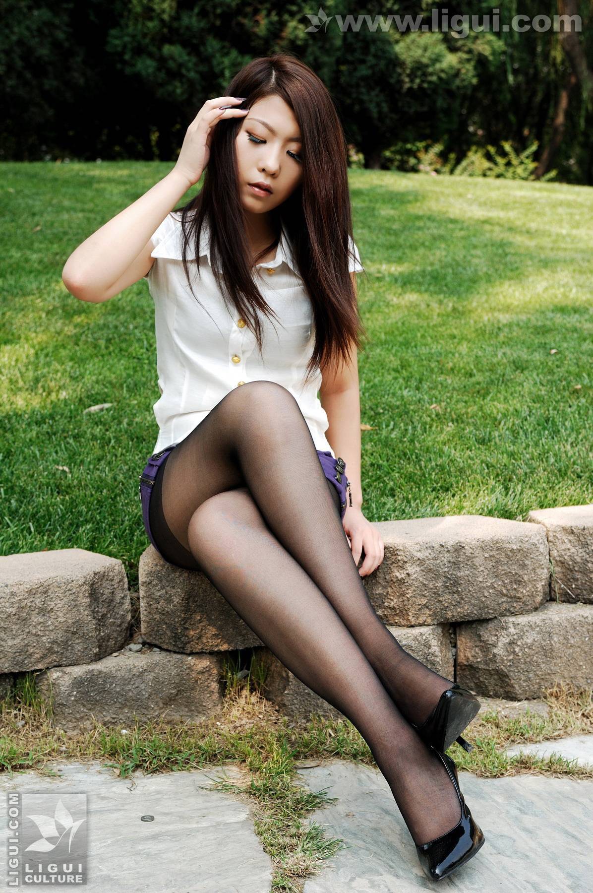 幽幽之美色公园展示篇  丽柜ligui 丝袜美女图片 2009.08.31