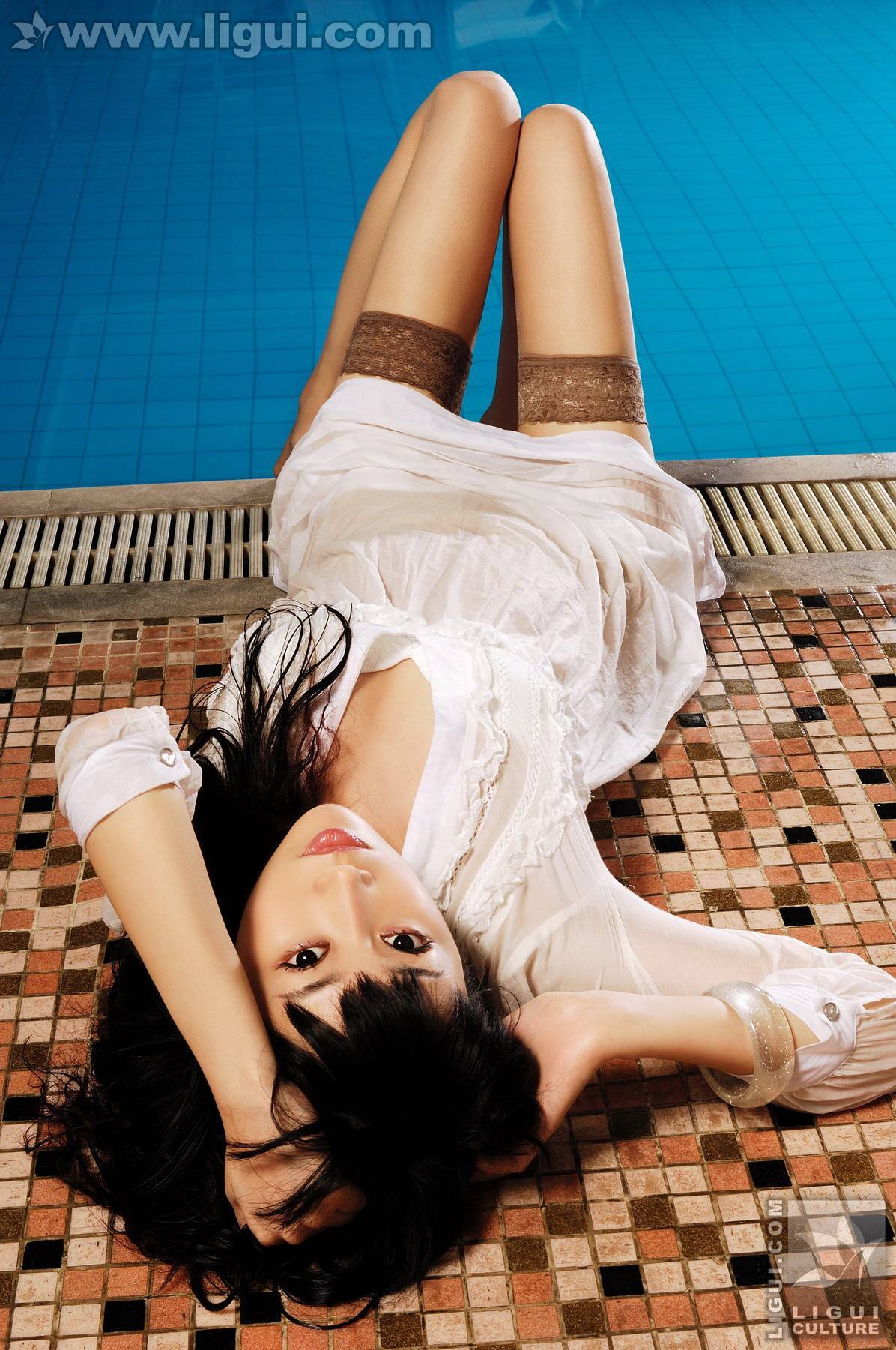 丽柜 ligui 丝袜套图 海伦之美轮美奂风姿乍现[二]