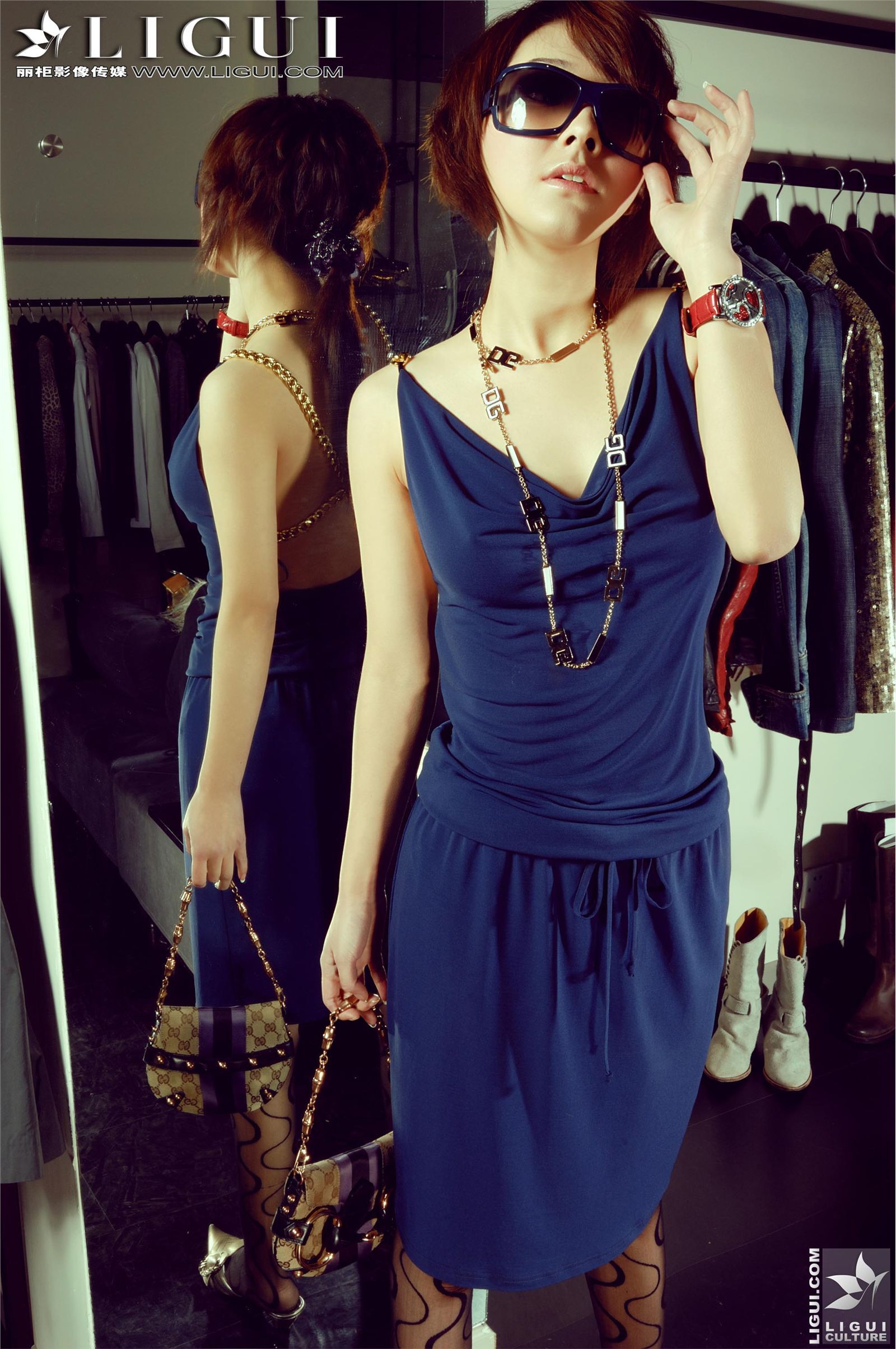 [丽柜] 2013.03.19 名莲杂志 Kelly Lisa 国产美女图片