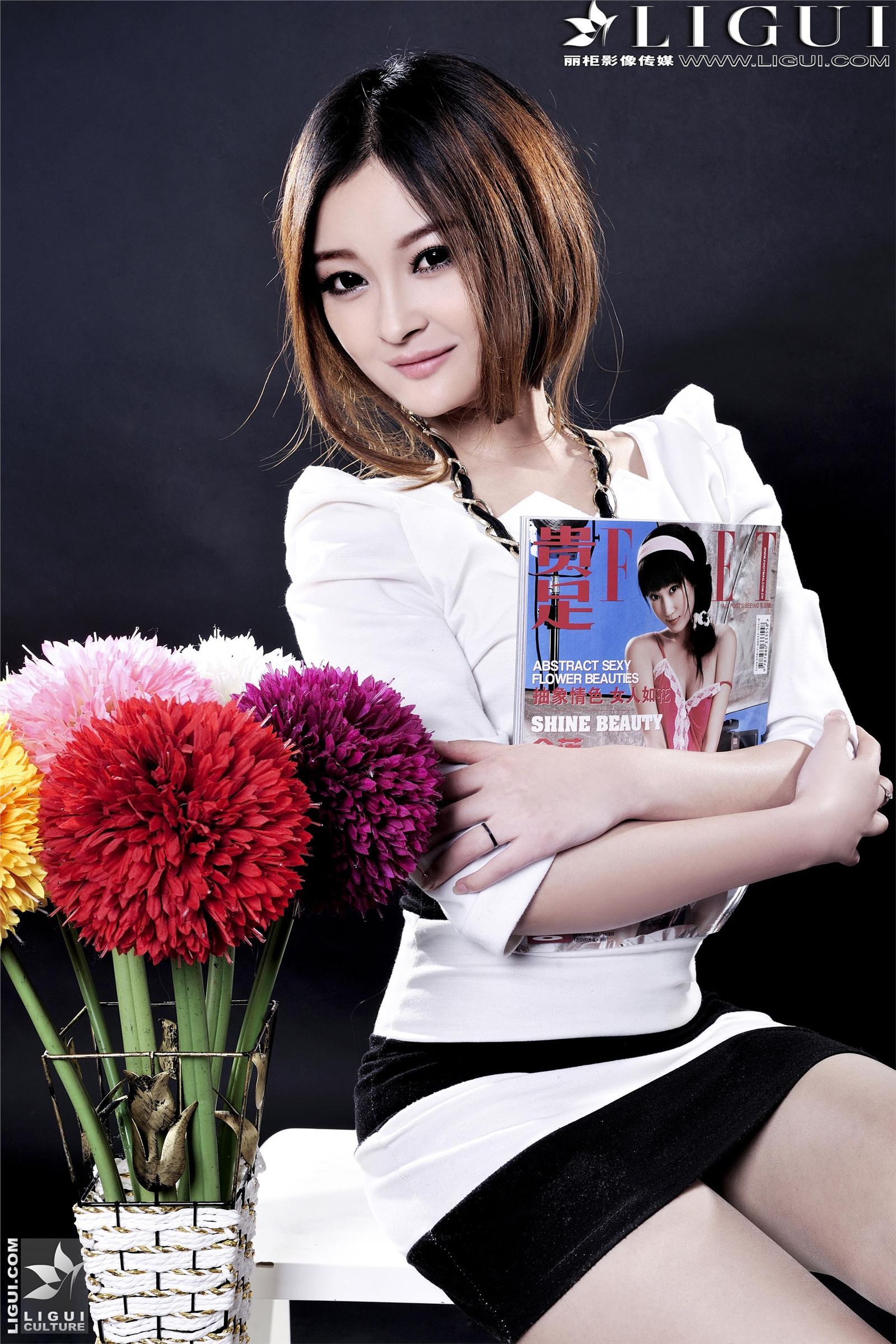 [丽柜]  网络丽人 MODEL 小杨幂 丝袜美女图片