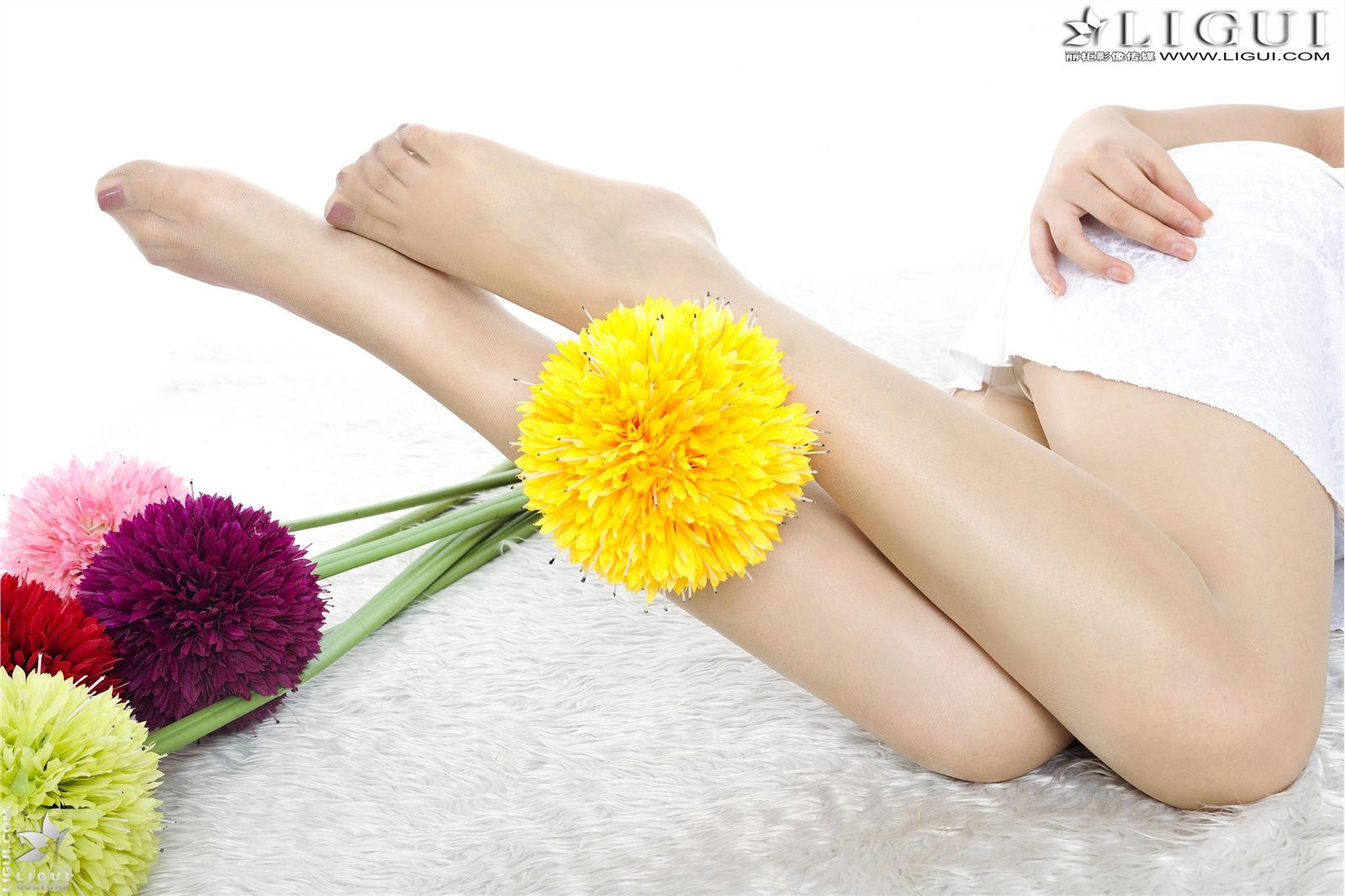 [丽柜] 2013.04.18 网络丽人 MODEL 文静 美腿模特套图