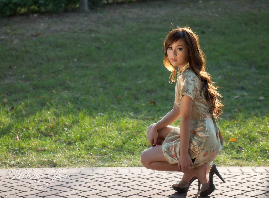 香港的美女模特Melody