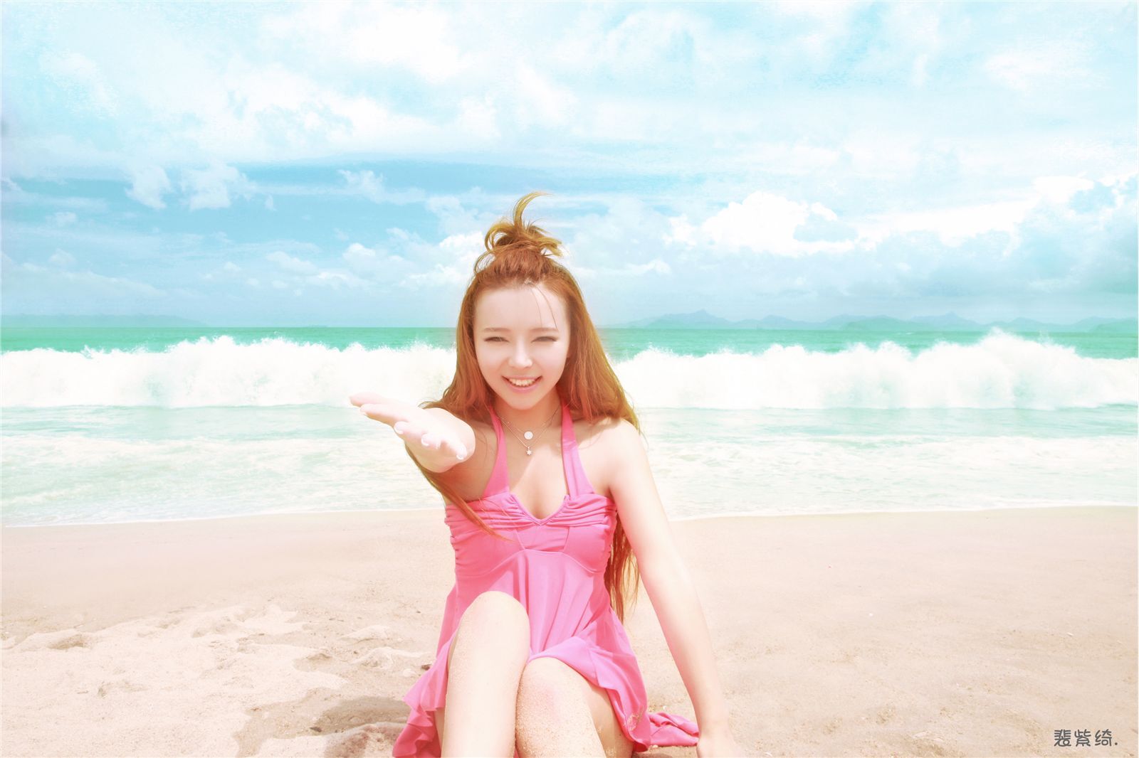 花园南丫岛裴紫绮比尼粉红诱惑